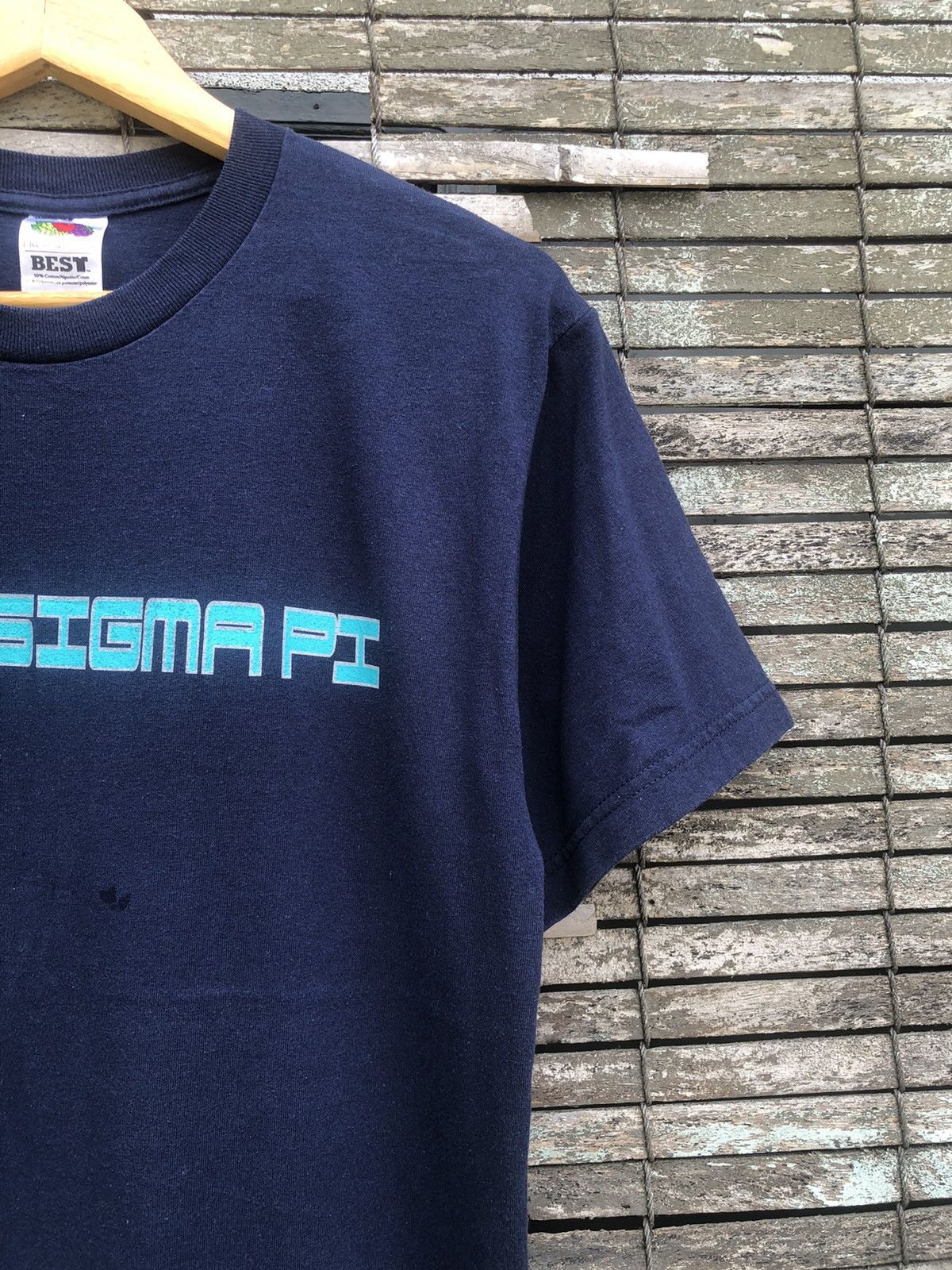 Vintage Vintage Y2K Delta Sigma P.I Backhit Tshirt Size US M / EU 48-50 / 2 - 8 Thumbnail