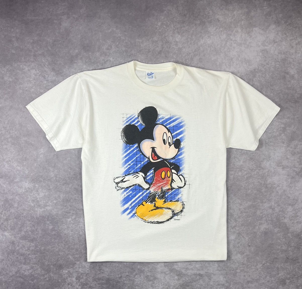 Disney Vintage Mickey Mouse 1990s Graphic Disney World Cartoon XL Size US XL / EU 56 / 4 - 1 Thumbnail