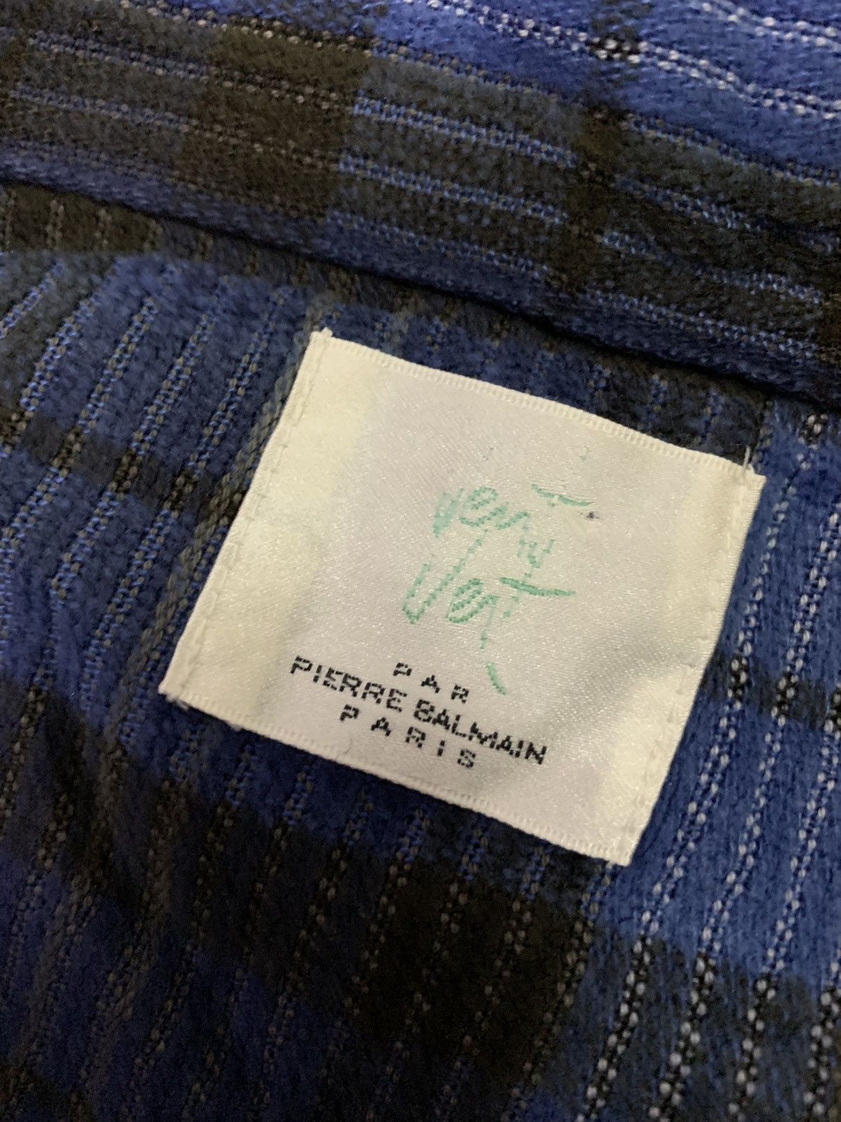 Japanese Brand × Pierre Balmain × Vintage Vintage Japanese Pierre Balmain Button Shirt Size US XL / EU 56 / 4 - 5 Thumbnail