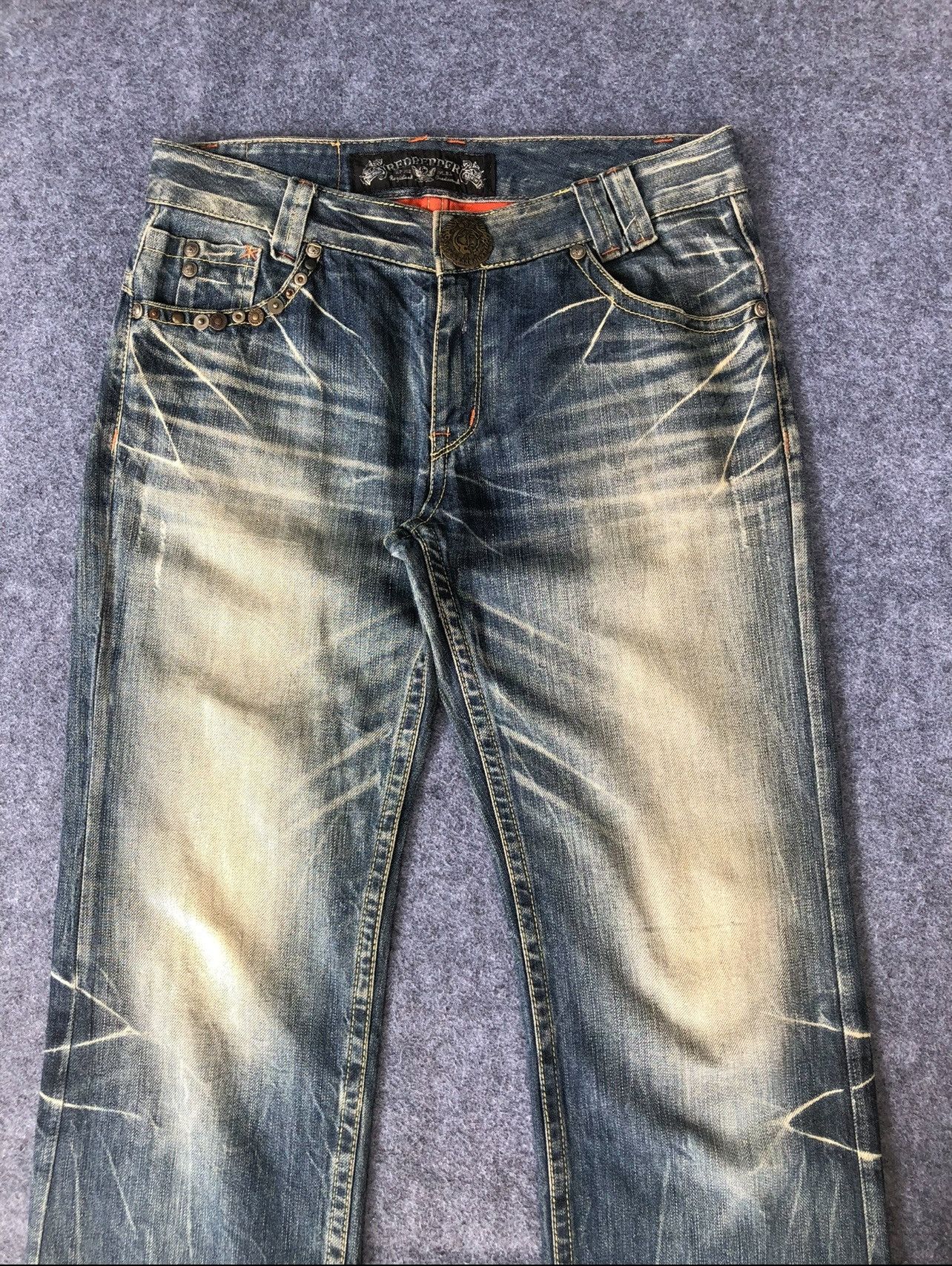 Japanese Brand Rare🔥Japanese Red Pepper Seditionaries Jeans Size US 33 - 3 Thumbnail