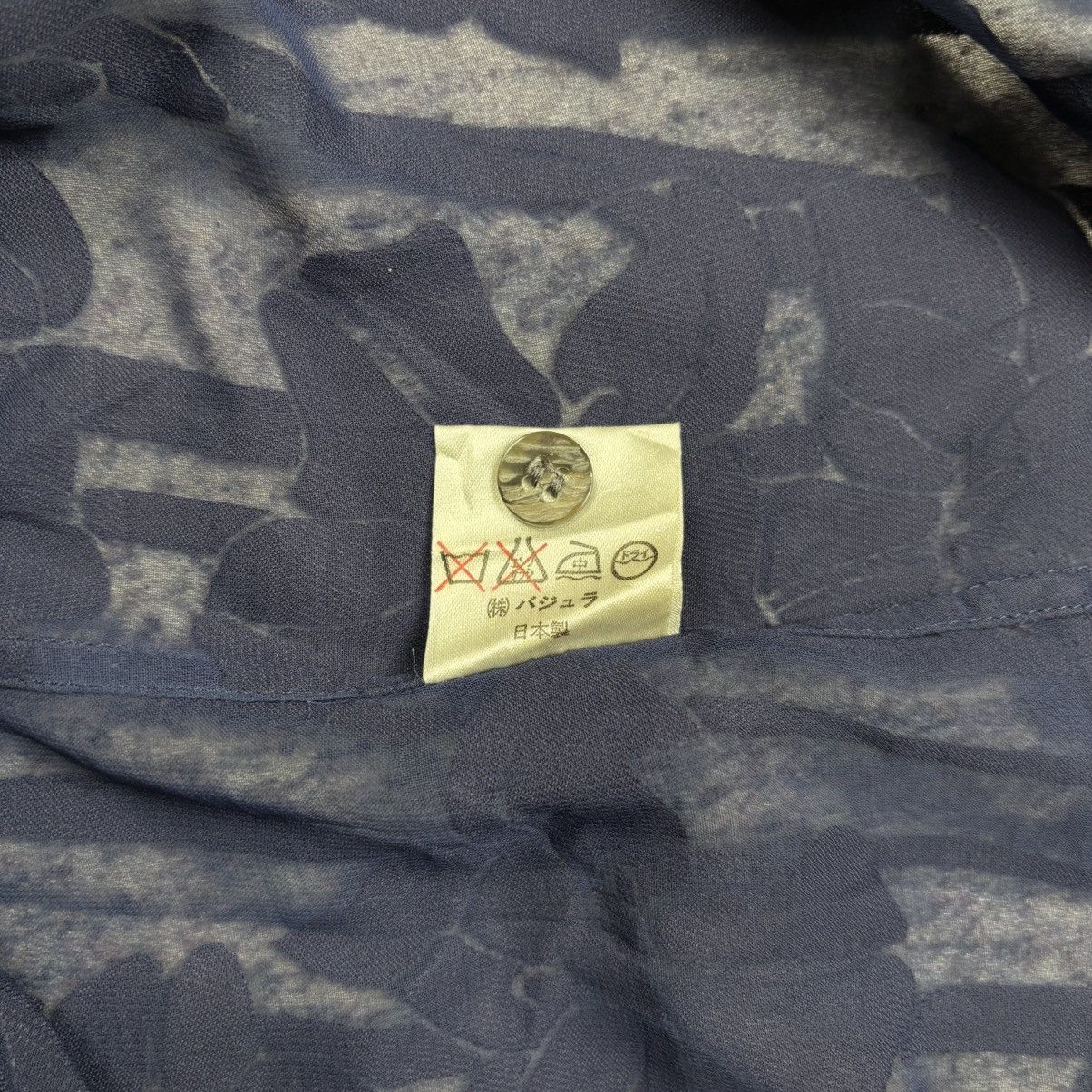 Bajra Archive Bajra - Jacquard Floral Mesh Button Shirt Size US M / EU 48-50 / 2 - 7 Thumbnail