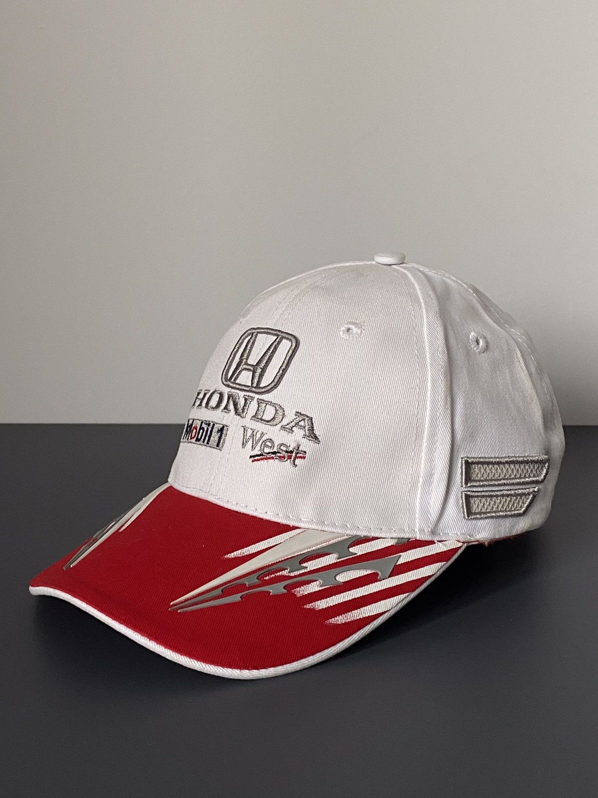 Japanese Brand Y2k Honda racing style streetwear cap Size ONE SIZE - 2 Thumbnail