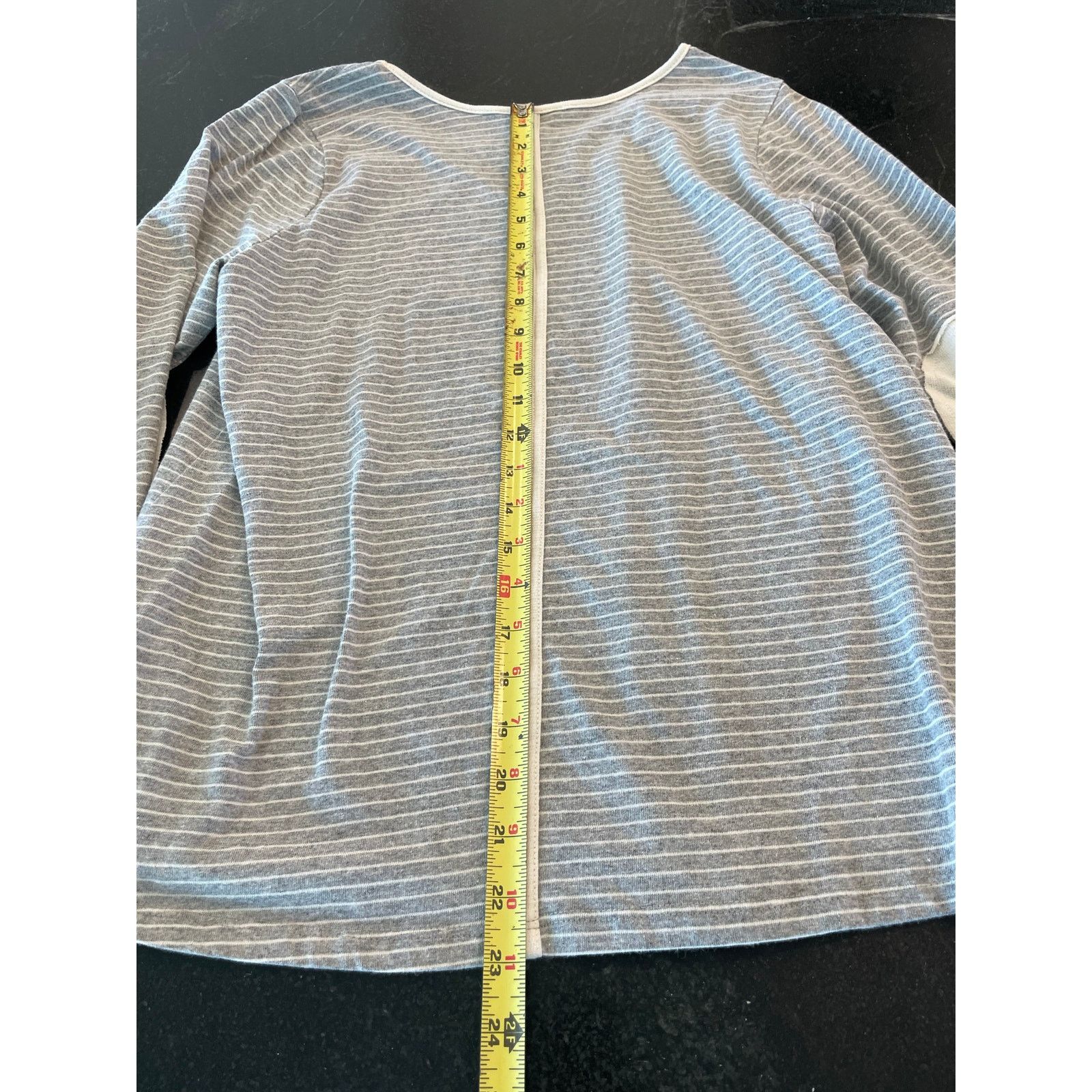 Other UMGEE Grey and white stripe L/S pullover tee M bump friendly Size M / US 6-8 / IT 42-44 - 5 Thumbnail
