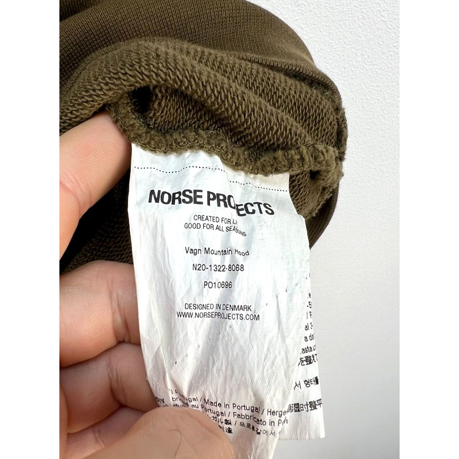 Norse Projects Norse Projects Vagn Mountain Hoodie XL Men's Logo Print Cotton Sweatshirt Size US XL / EU 56 / 4 - 4 Thumbnail
