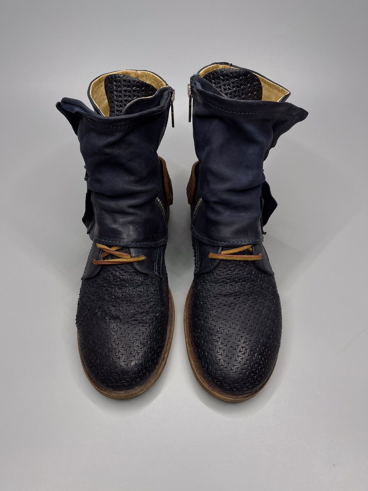 Japanese Brand × Vintage A.S 98 Boots Leather Style Rick Owens Size US 6 / EU 39 - 2 Thumbnail
