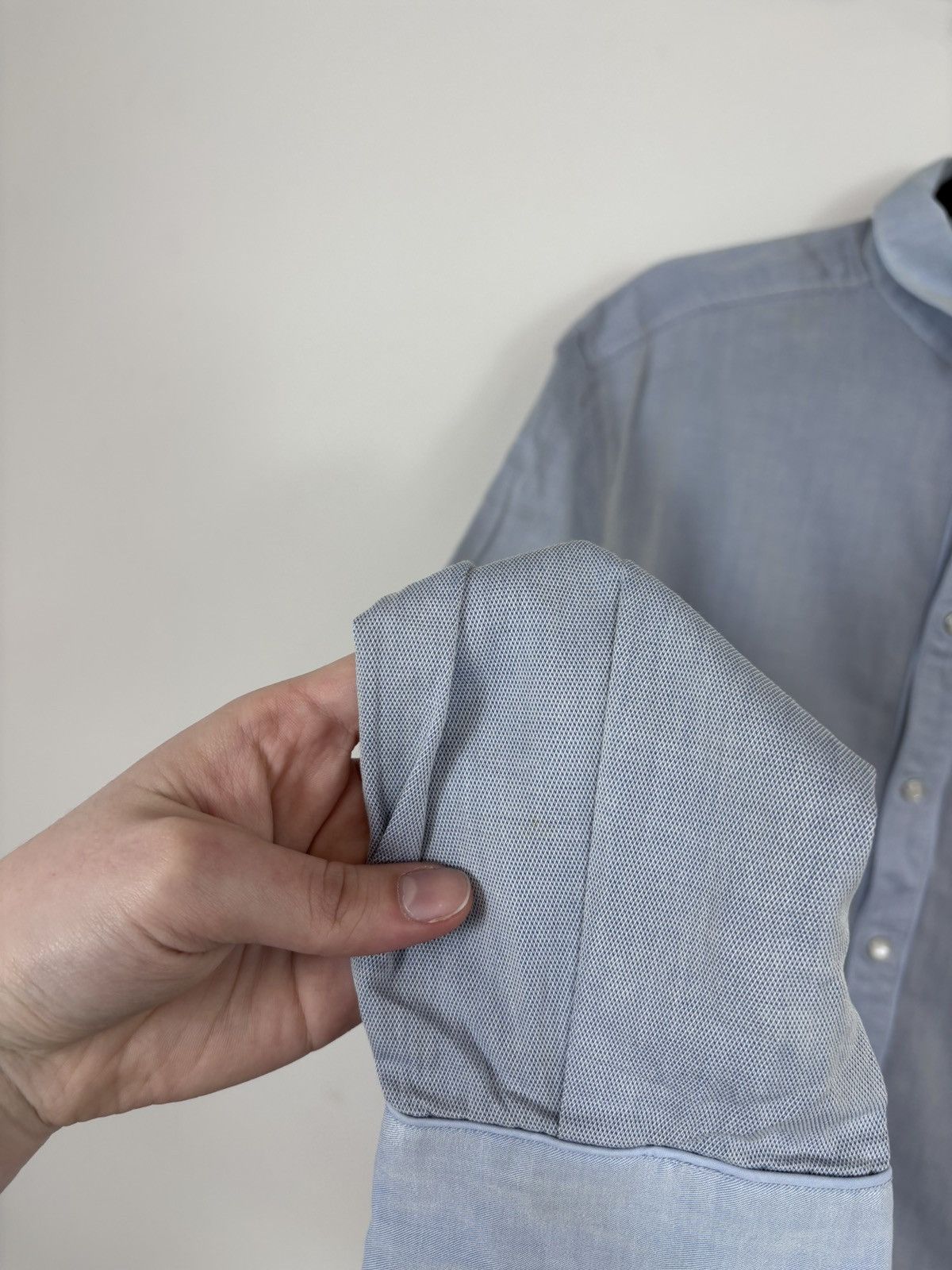 Dolce & Gabbana Dolce & Gabbana Men’s Light Blue Button Up Long Sleeve Shirt Size US L / EU 52-54 / 3 - 12 Thumbnail