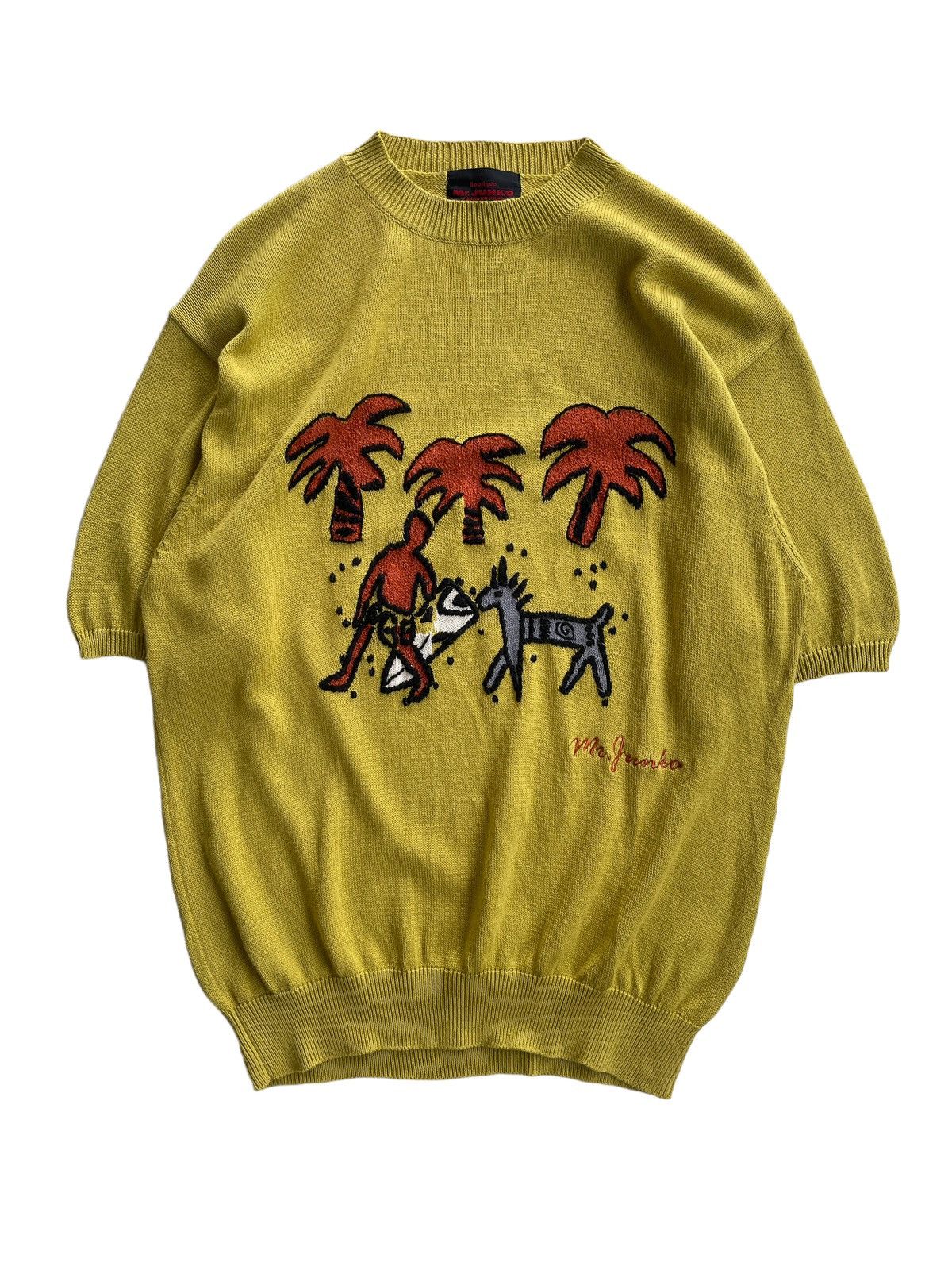 Japanese Brand Mr.Junko Jumper Knit Men Sweater Size US L / EU 52-54 / 3 - 1 Thumbnail