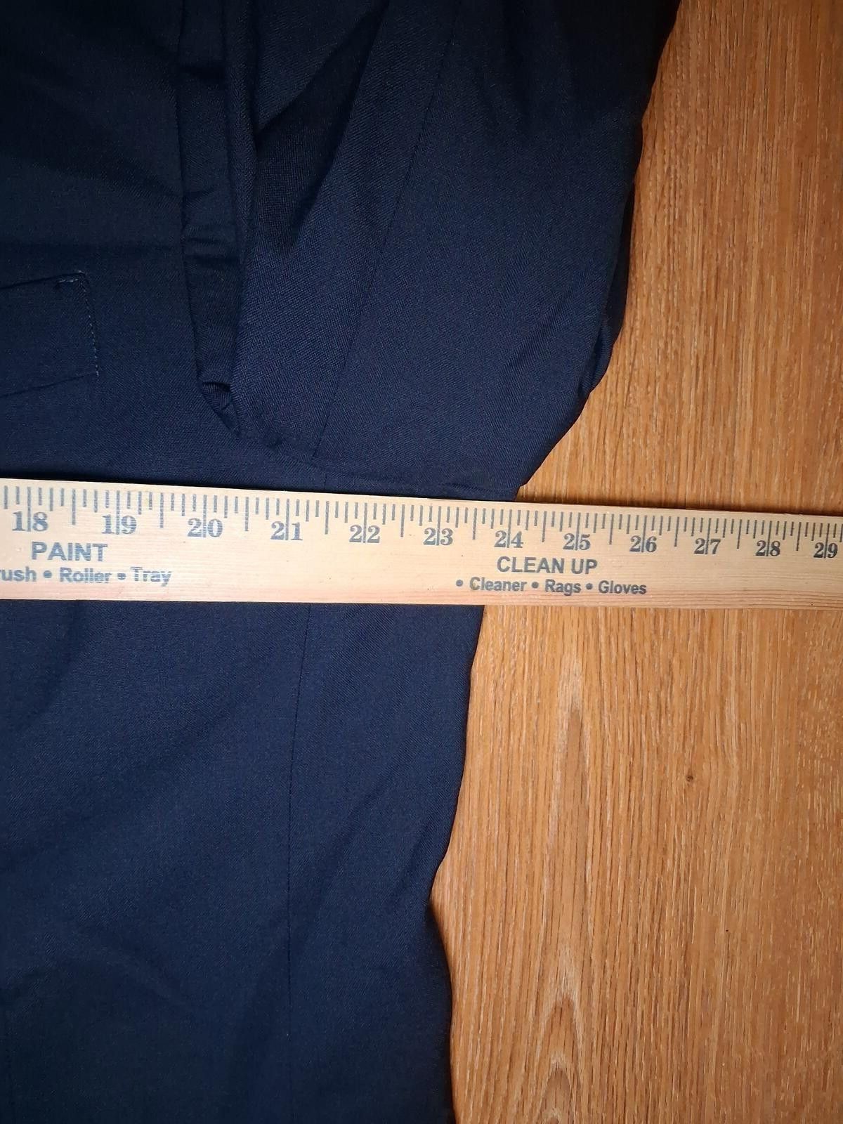 Hart Schaffner Marx Hart Schaffner Marx Blazer Mens 48R Navy Gold Buttons Wool Size 48R - 11 Thumbnail