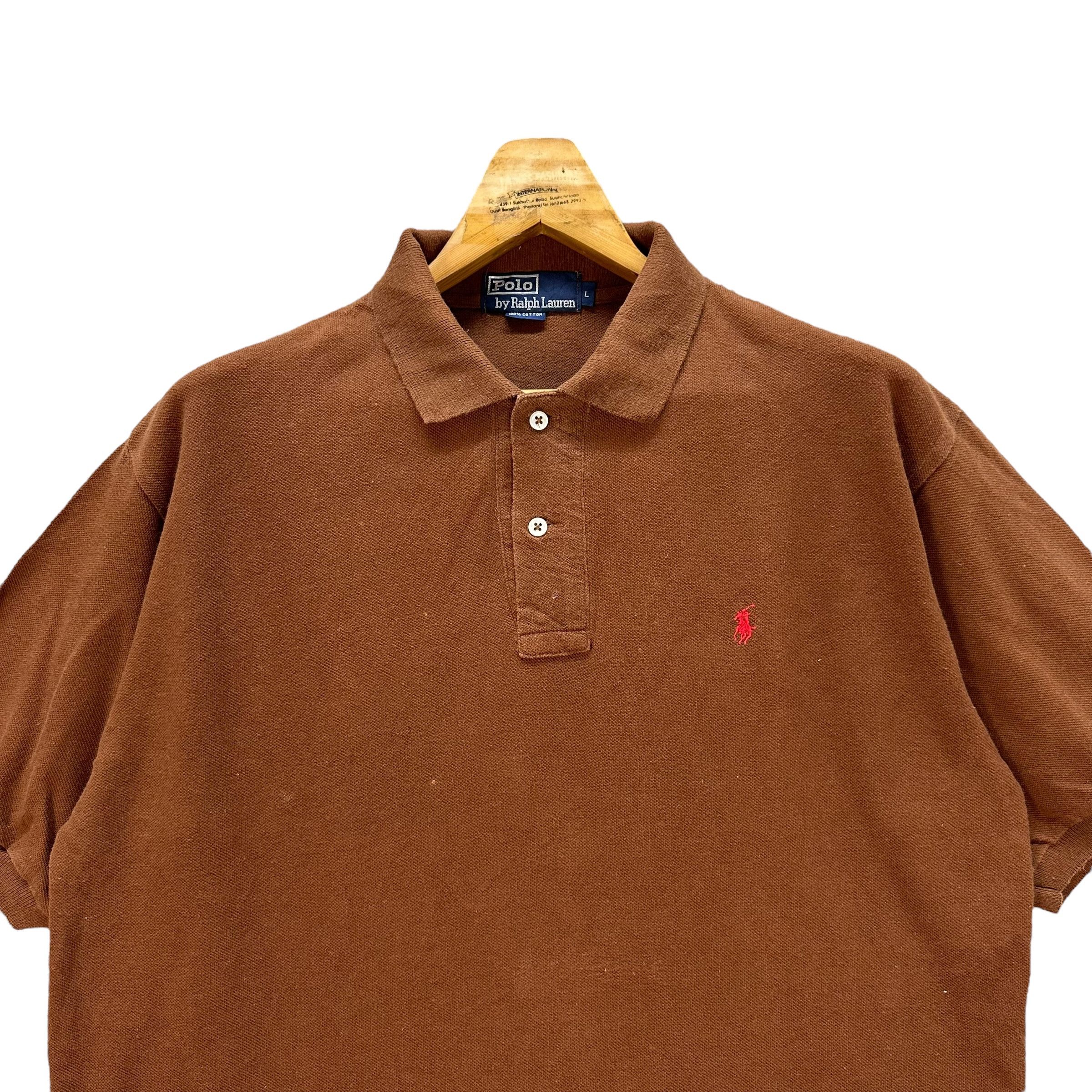 Polo Ralph Lauren POLO RALPH LAUREN BROWN POLOS #9073-55 Size US L / EU 52-54 / 3 - 2 Thumbnail
