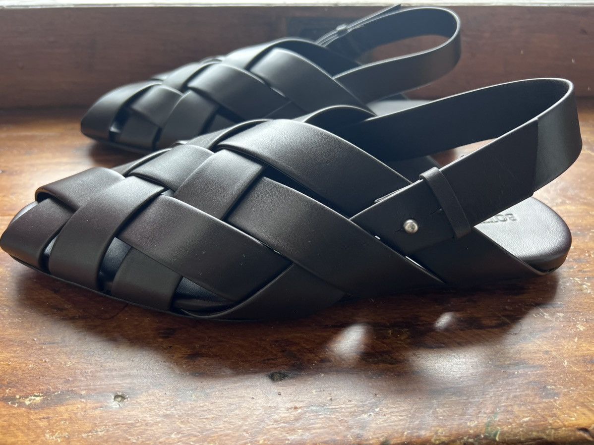 Bottega Veneta NIB intrecciato leather sandals, EU43, Italy Size US 10 / EU 43 - 6 Thumbnail