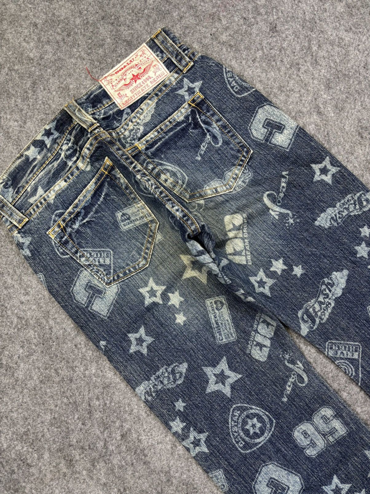 Japanese Brand CO&LU Japan Full Print Denim Hysteric Design Denim F749 Size US 30 / EU 46 - 14 Thumbnail