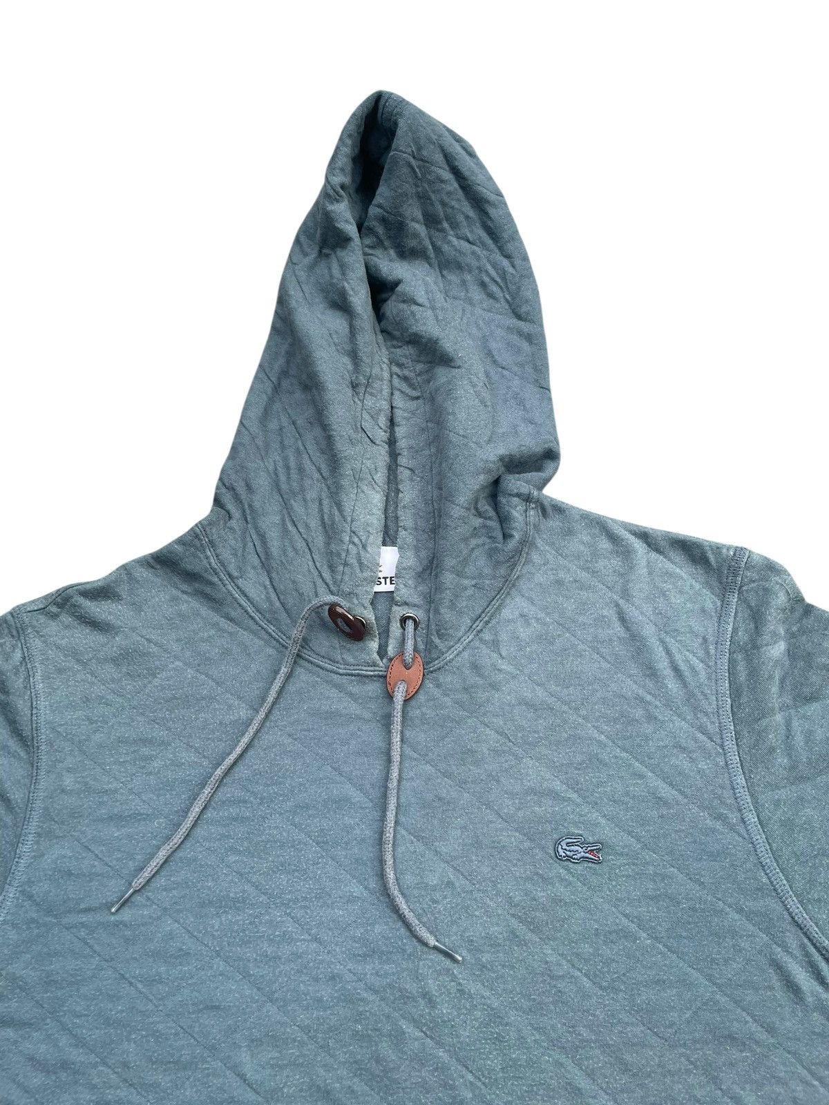 Lacoste Lacoste Quilted Design Hoodie Size US XL / EU 56 / 4 - 3 Thumbnail