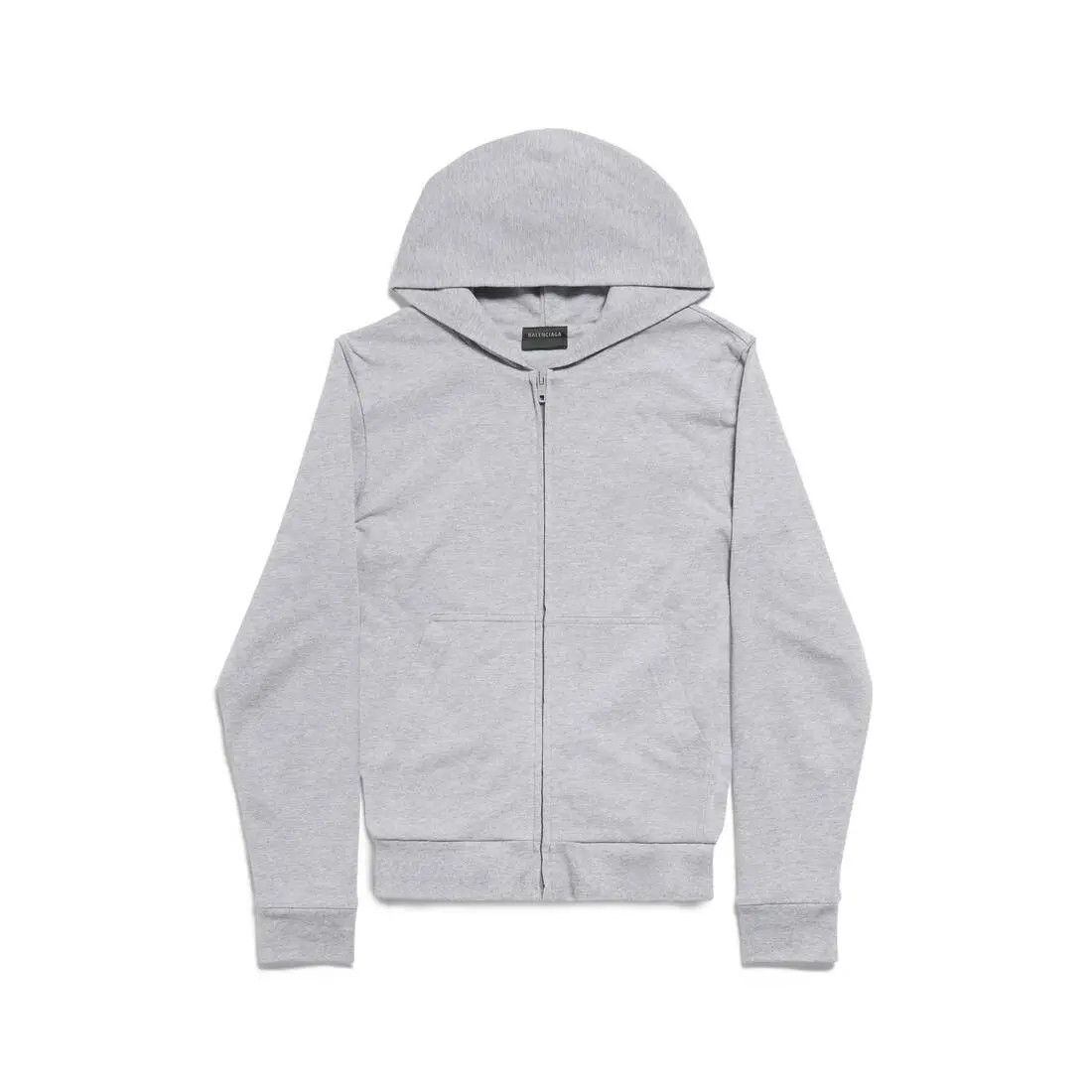 Balenciaga o1w1db10126 Dup / Zip-Up Hoodie Slim Fit in Grey Size US XXL / EU 58 / 5 - 1 Thumbnail