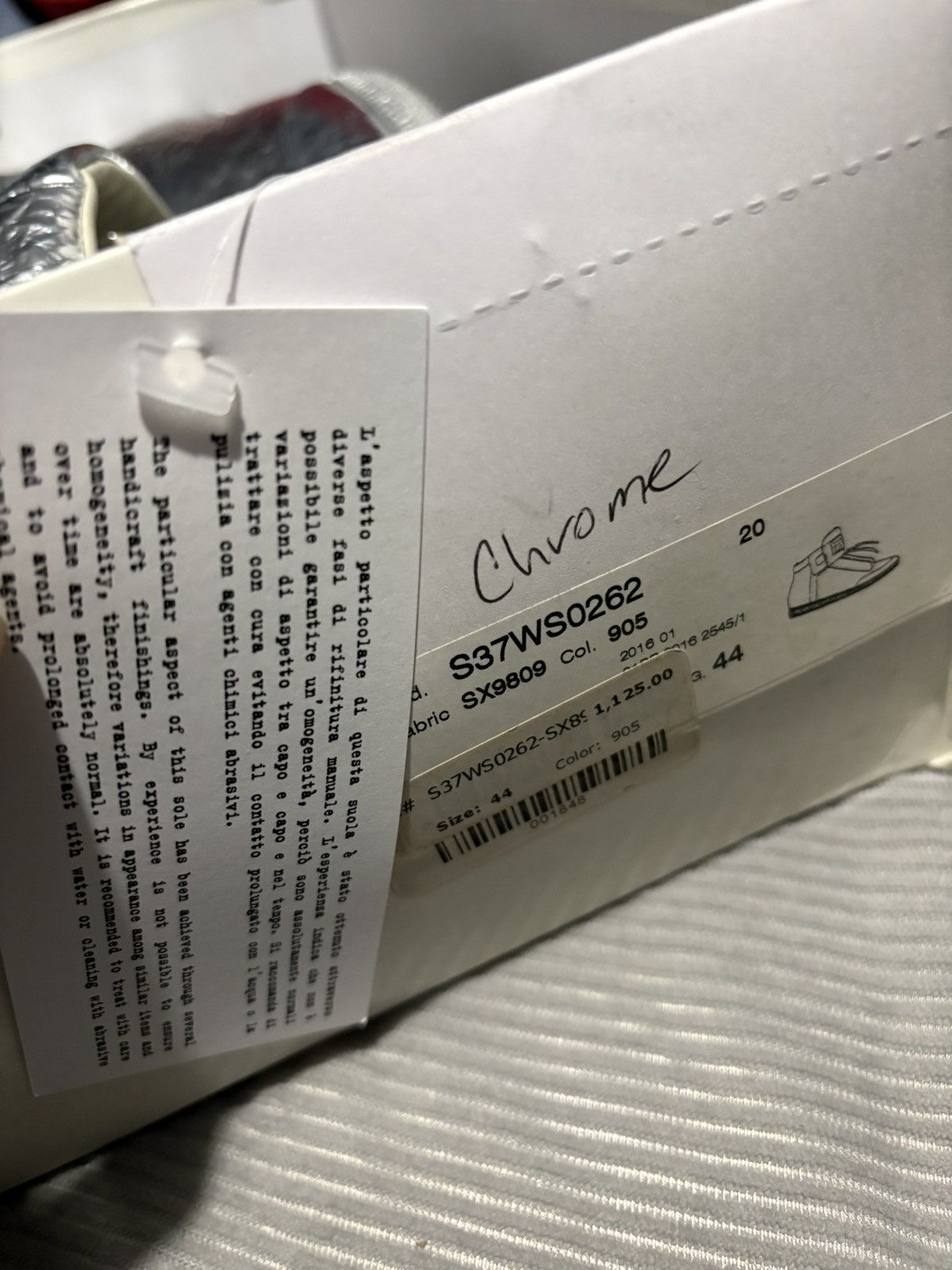 Maison Margiela 11 2016 Maison Margiela Chrome Futures high sneaker metallic Size US 11 / EU 44 - 11 Thumbnail