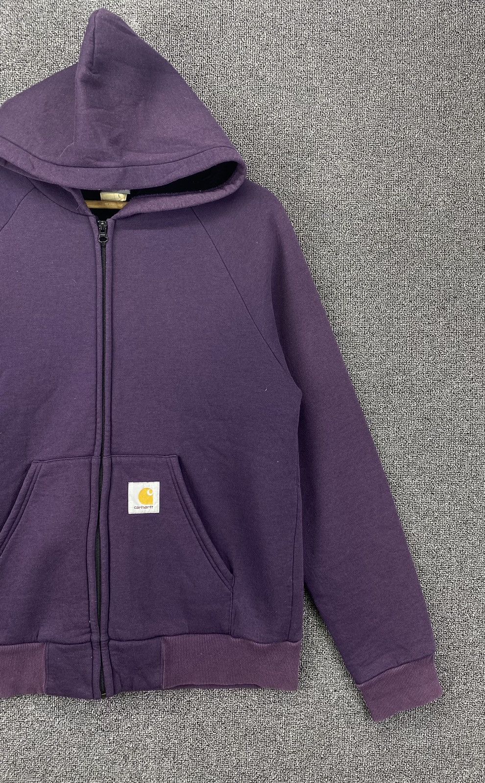 Carhartt Vintage Carhartt Zip Up Hoodie Jacket Size L / US 10 / IT 46 - 4 Thumbnail