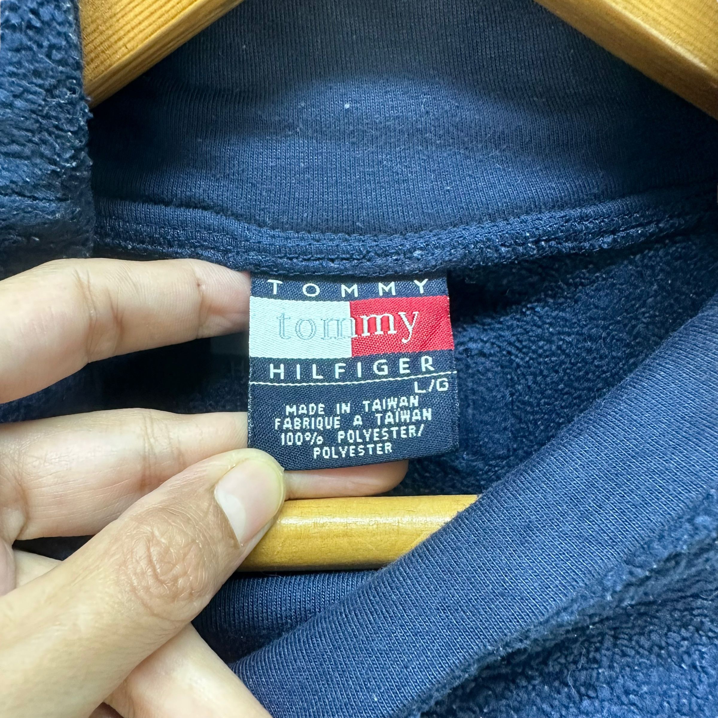 Tommy Hilfiger TOMMY HILFIGER H BIG LOGO FLEECE #8138-205 Size US L / EU 52-54 / 3 - 7 Thumbnail