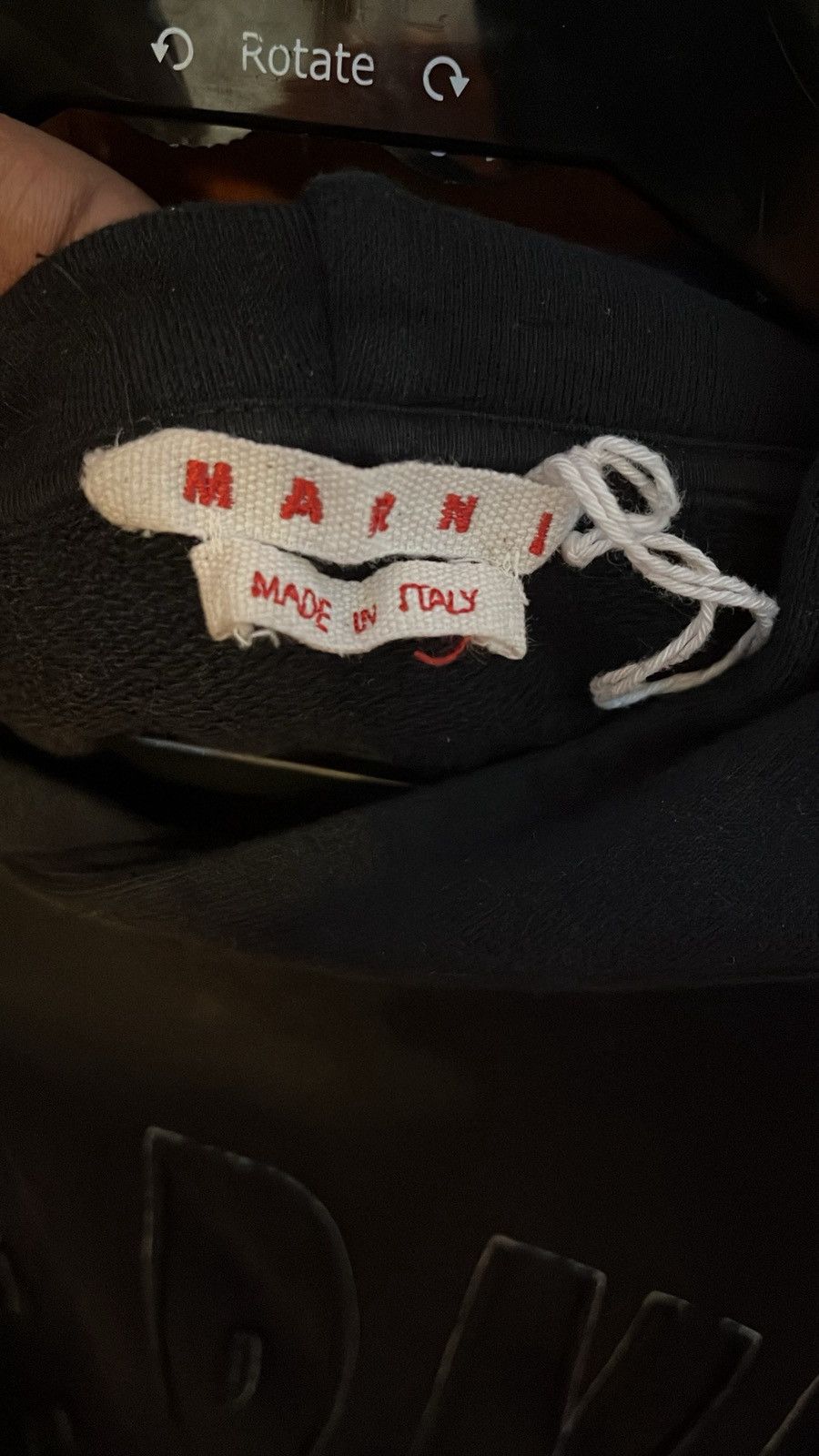 Marni Marni Appliqué Logo Long-Sleeve Hoodie Size US S / EU 44-46 / 1 - 3 Thumbnail