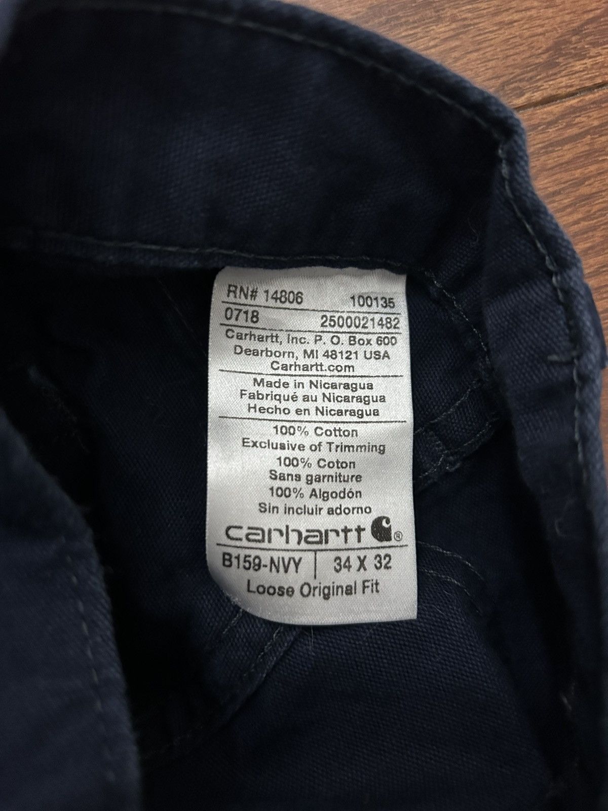 Carhartt Carhartt navy carpenter pants Size US 36 / EU 52 - 5 Thumbnail