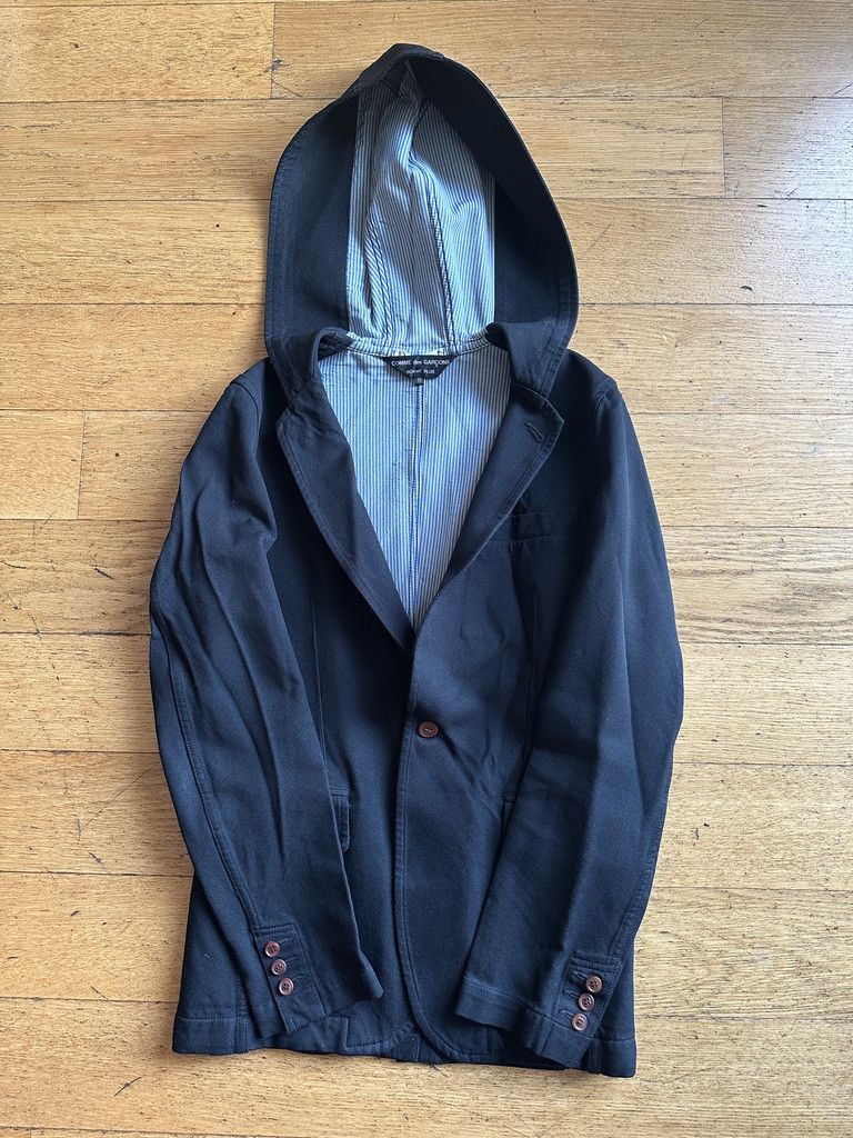 Comme des Garcons Homme Plus Vintage Comme des Garçons Homme Plus Jacket with Hoodie Size US XXS / EU 40 - 1 Thumbnail