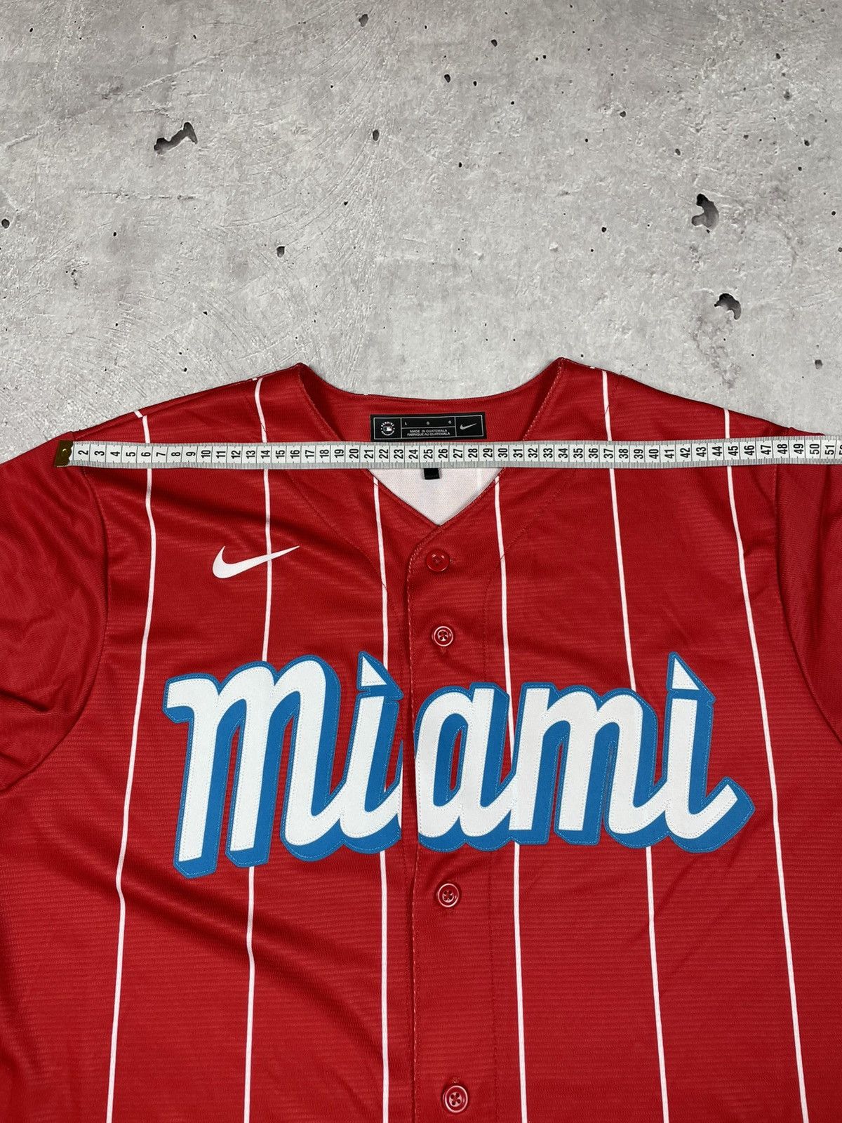 Nike Nike Miami Marlins Sugar Kings Solar Baseball Jersey Men's L Size US L / EU 52-54 / 3 - 9 Thumbnail