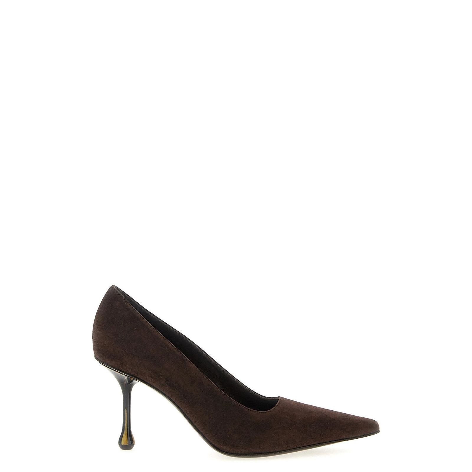 JIMMY CHOO Ixia 80mm Brown Suede Pumps New (Women's size:9;)