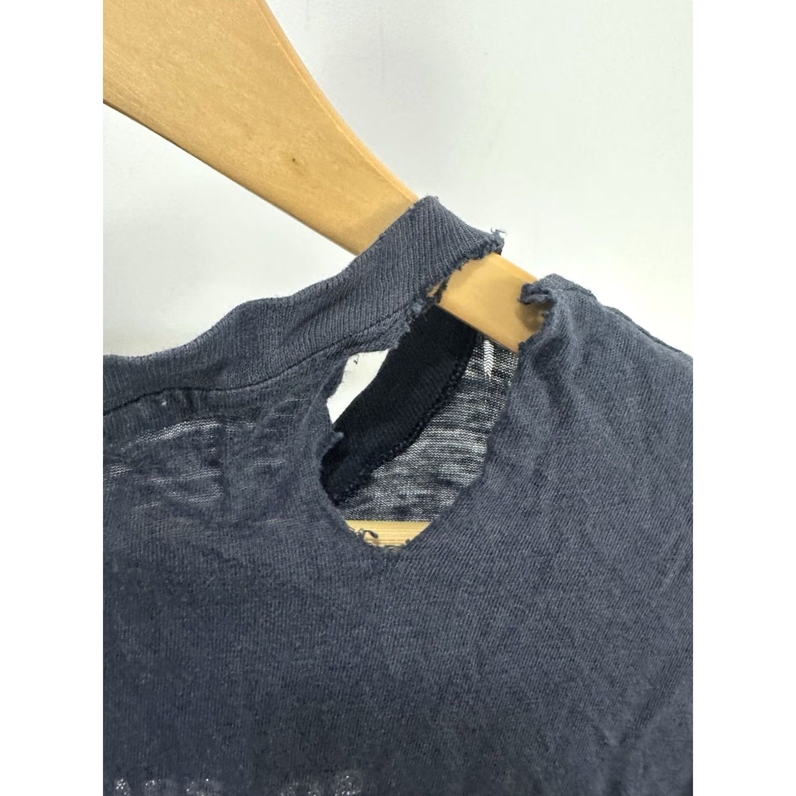 Hanes VTG 70s Princeton University Band T-Shirt Hanes L Men Blue Distressed Thrashed Worn Ivy League Grunge 70s Mens Shirt Size US L / EU 52-54 / 3 - 6 Thumbnail