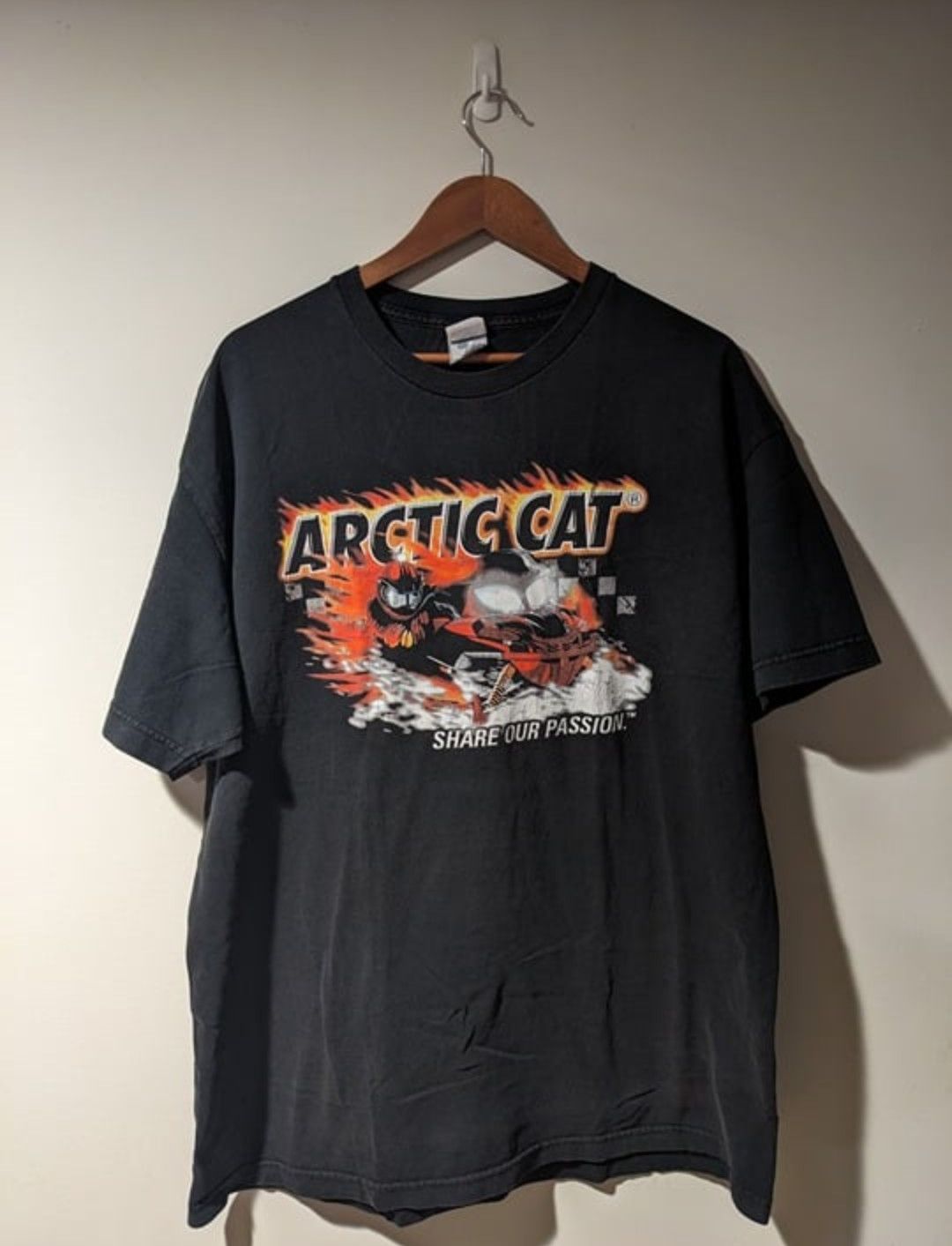 Harley Davidson × NASCAR × Vintage Vintage 90s Artic Cat Motocross Harley Davidson T-shirt Size US XL / EU 56 / 4 - 1 Thumbnail