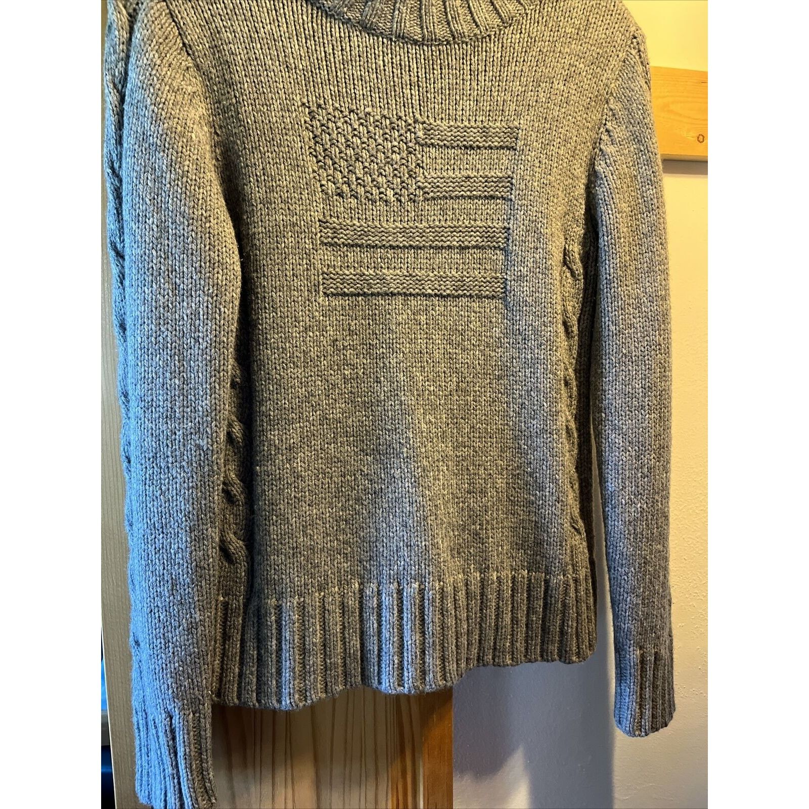 Other VTG Westbound Womens S Wool Blend Sweater Cable Knit Gray Size S / US 4 / IT 40 - 6 Thumbnail