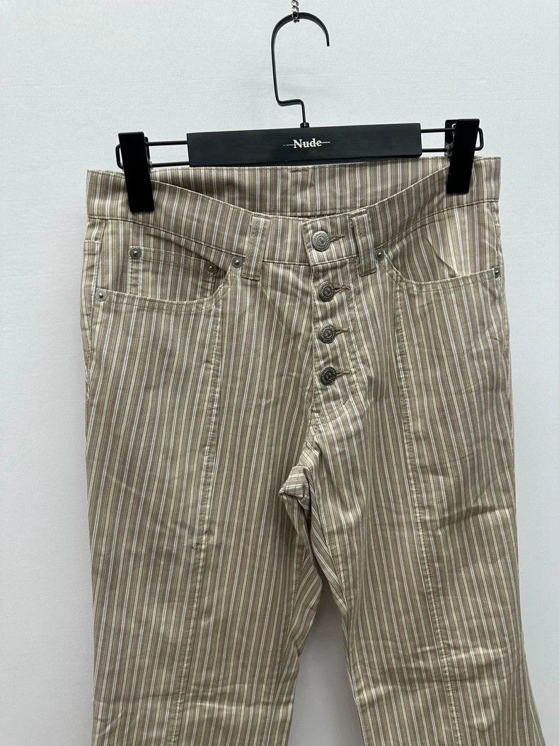 Tornado Mart Tornado mart size s Striped button bell bottoms pants 2504 Size US 28 / EU 44 - 2 Thumbnail