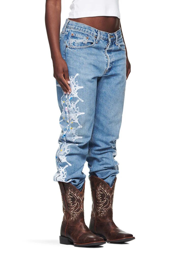Sp5der Sp5der VINTAGE WEB DENIM Size US 34 / EU 50 - 4 Thumbnail