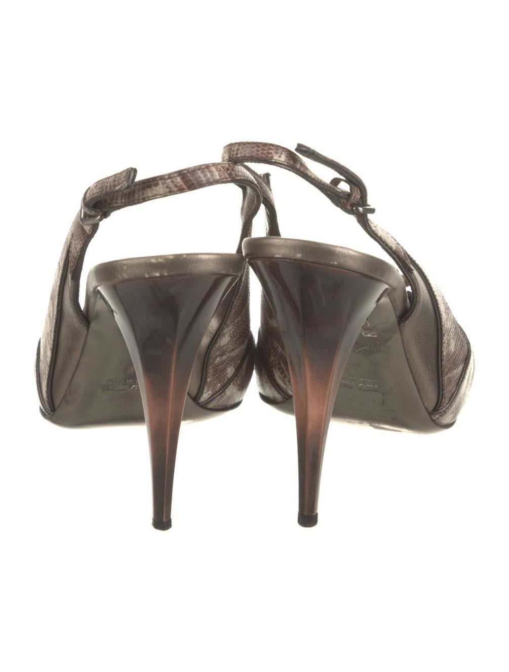 Miu Miu Miu Miu Metallic Platform with Jewel Size US 6 / IT 36 - 4 Thumbnail