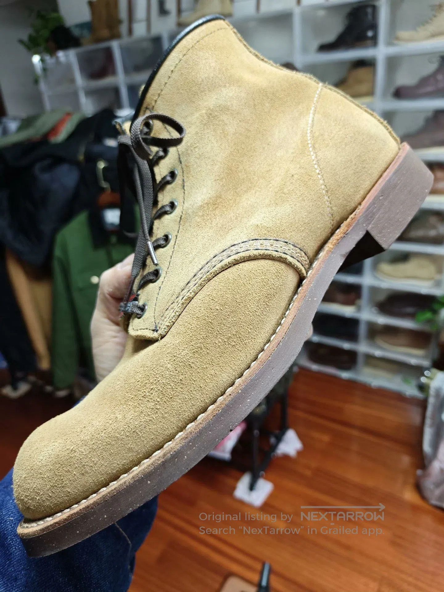 Red Wing Red Wing 9162 Suede Work Boots. Size US 9.5 / EU 42-43 - 5 Thumbnail