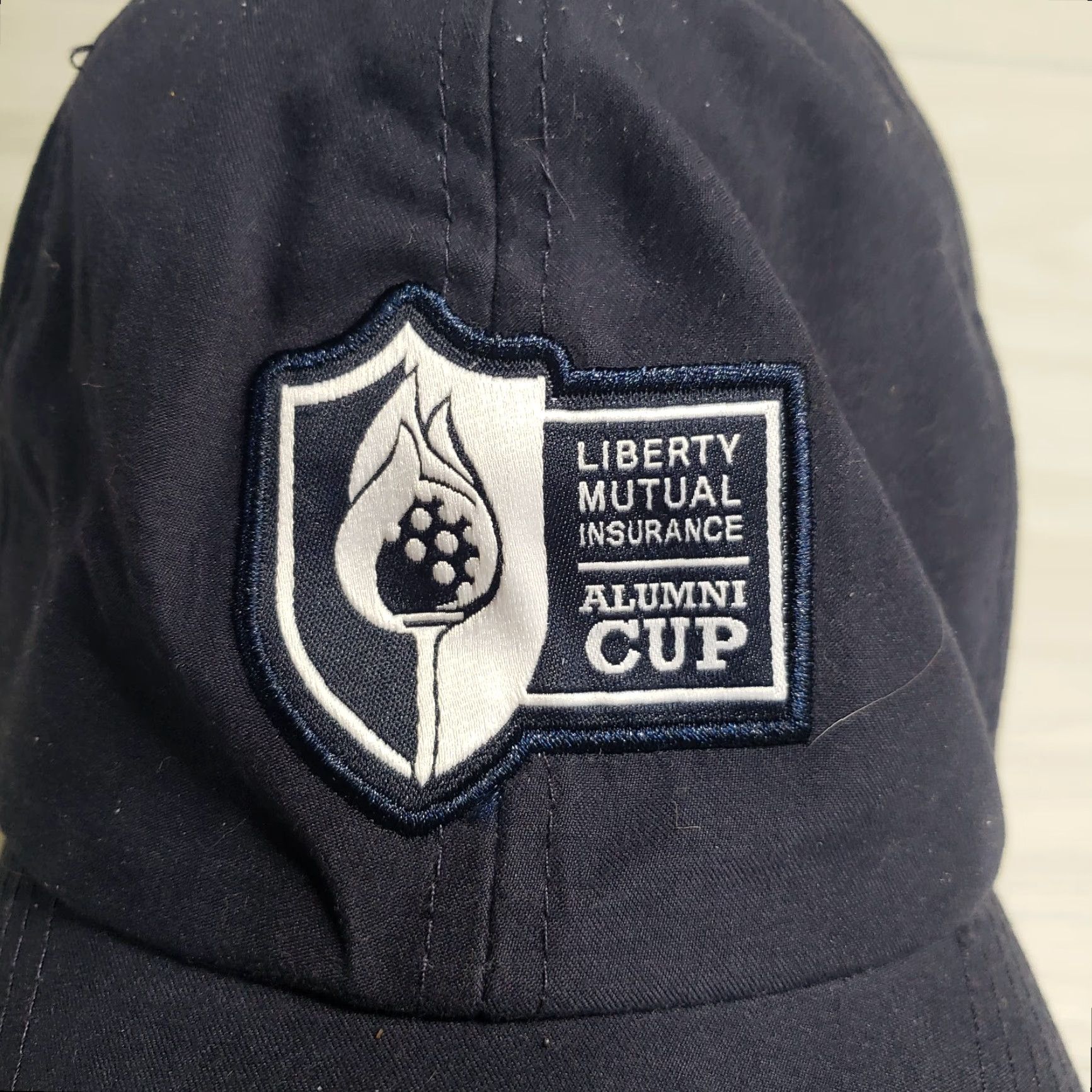 Vintage Liberty Mutual Insurance Alumni Cup Hat Black Hook Loop Baseball Cap Men Adjustable Cotton Hat Size ONE SIZE - 2 Thumbnail