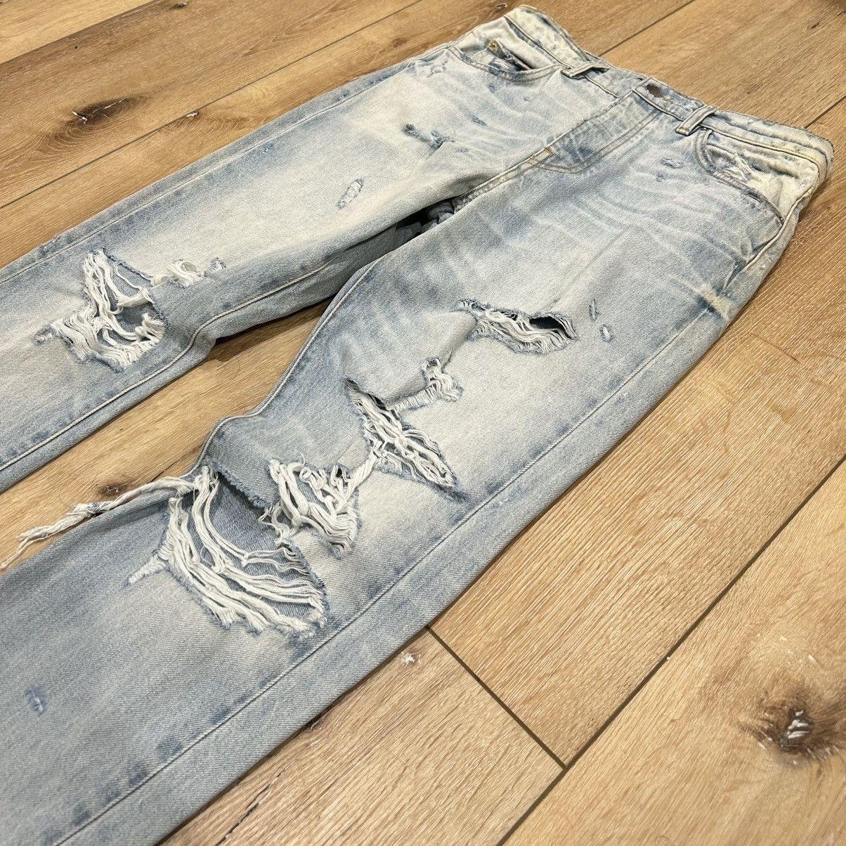 Amiri Amiri destroyed denim Size US 29 - 2 Thumbnail