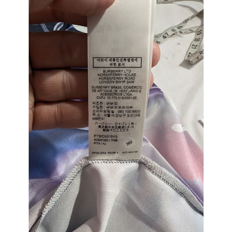 Burberry o1rshd1 Long-sleeved T-Shirt in Multicolor Size US XL / EU 56 / 4 - 16 Thumbnail