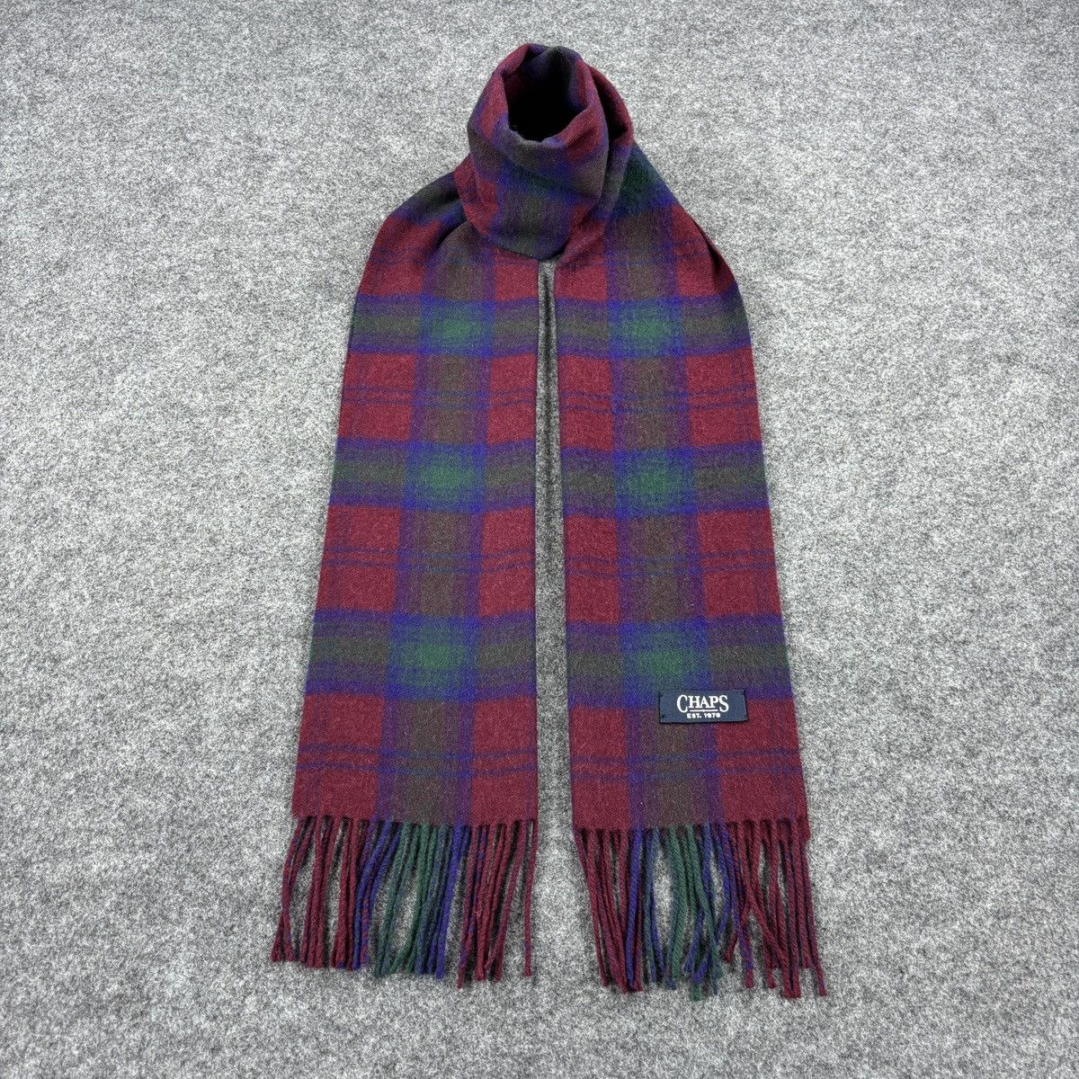 Chaps × Vintage Chaps Scarf # D724 # Muffler # Neckwear # Nova Check Size ONE SIZE - 1 Thumbnail