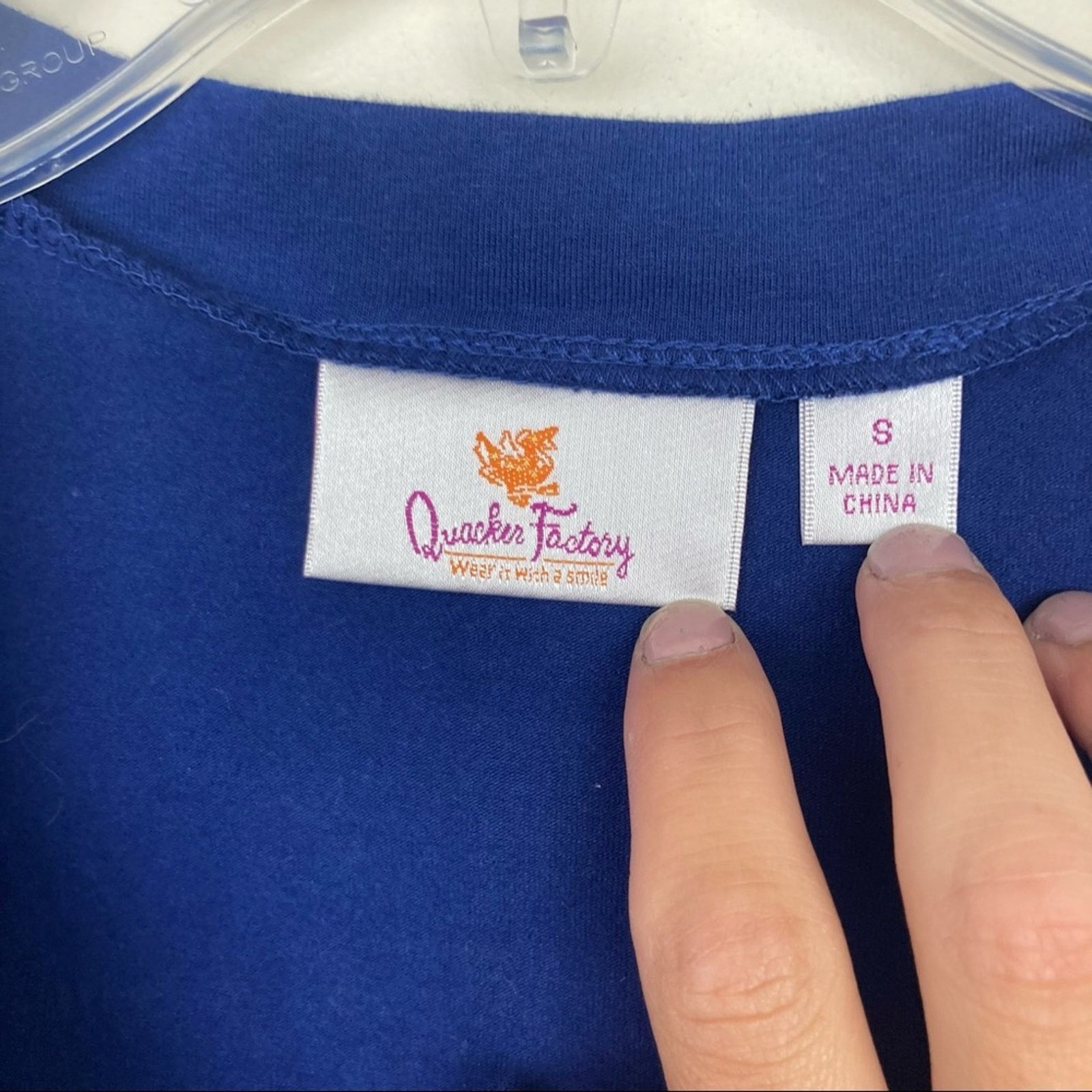 Other Quacker Factory Blue Sequin Button Front Cardigan Sz S Size S / US 4 / IT 40 - 2 Thumbnail