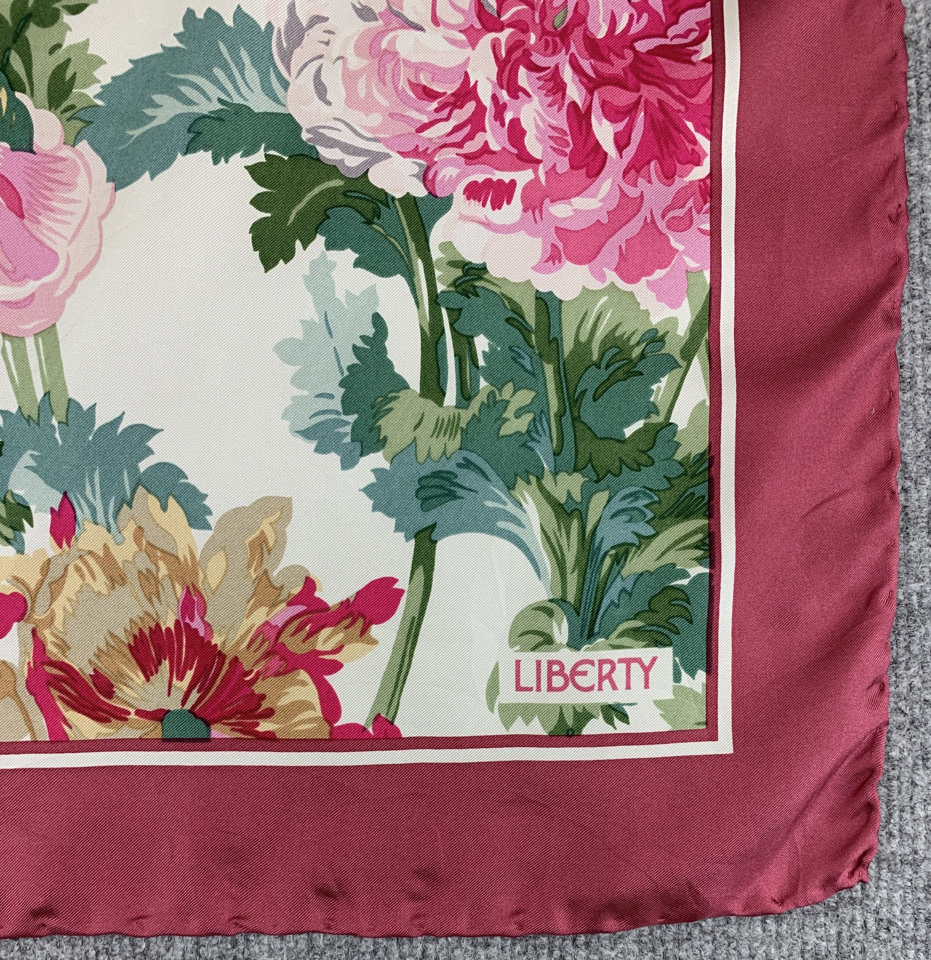 Vintage Liberty Silk Scarf Shawl Scarves - SCA581
