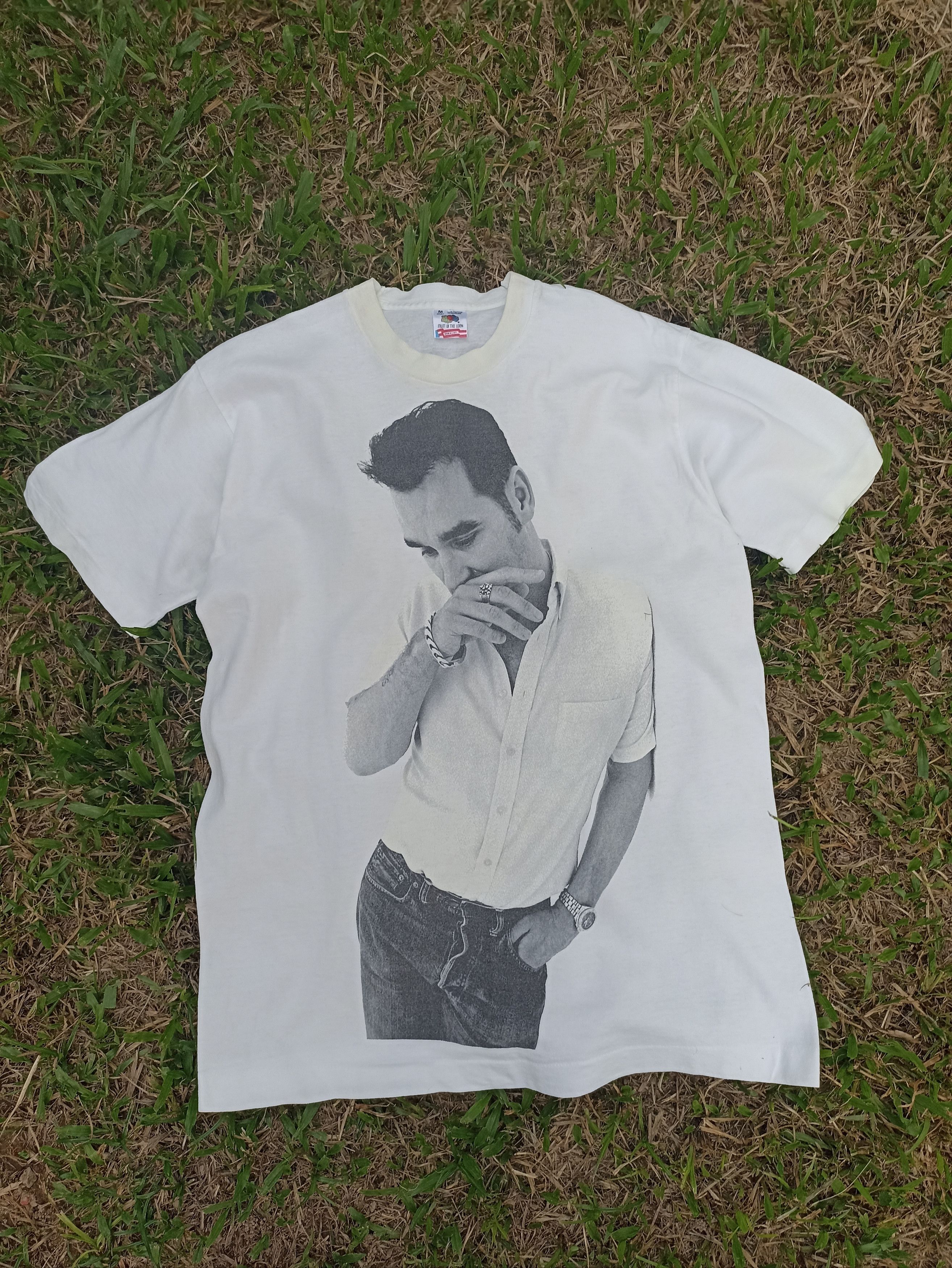 Band Tees Vintage 90s Vintage Morrissey t shirt tour tee The Smith Size US M / EU 48-50 / 2 - 1 Thumbnail