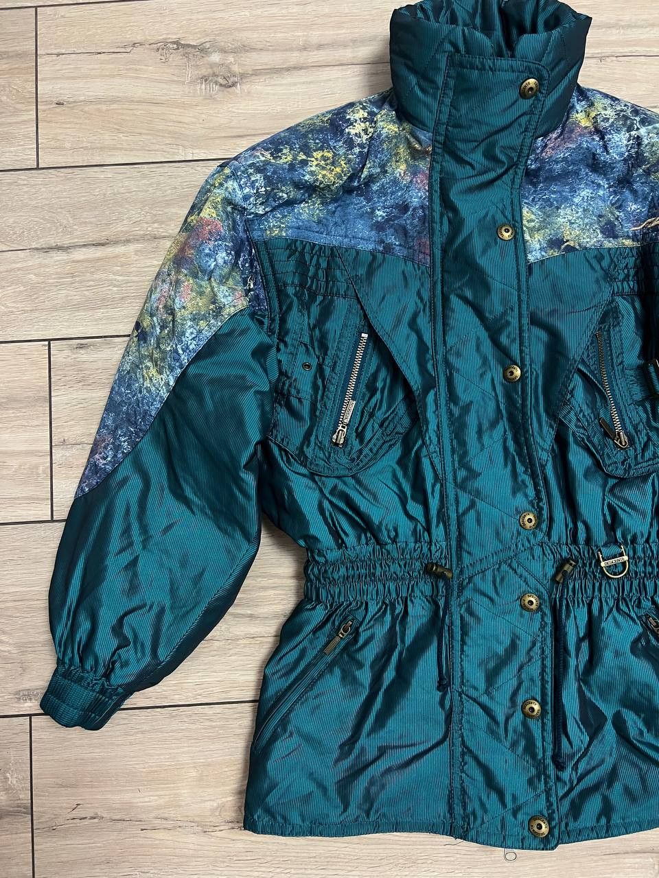 Descente Descente Vintage 2 Piece Ski Suit Jacket US 10 Pants US 8 Size L / US 10 / IT 46 - 2 Thumbnail