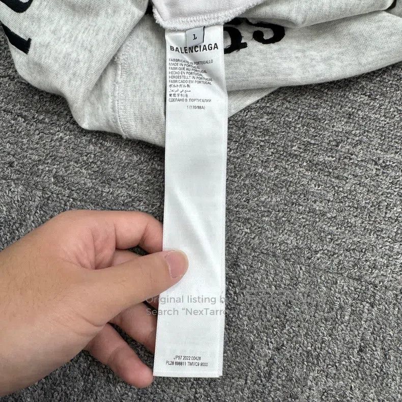 Balenciaga Balenciaga Inverted Wheat Pattern Patchwork Short Sleeve Size US S / EU 44-46 / 1 - 3 Thumbnail