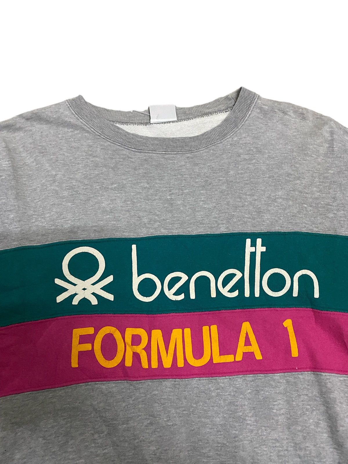 Benetton × Vintage Vintage Benetton Formula 1 biglogo Sweatshirt Size US S / EU 44-46 / 1 - 2 Thumbnail