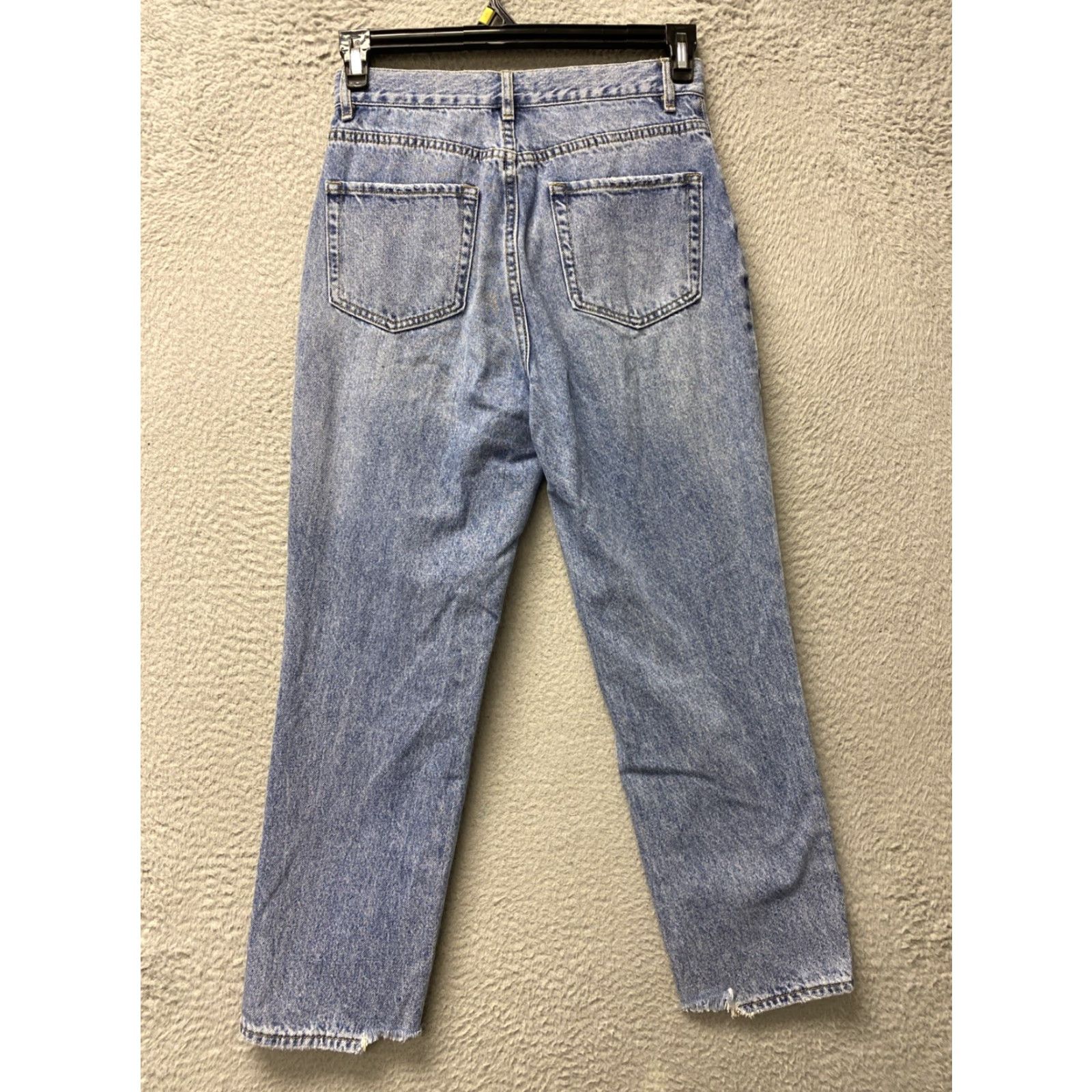 Pacsun PACSun High Rise Baggy Jeans Distressed Jeans 28x25 Blue Womens Jeans Wide-Leg 5-Pocket Distressed PacSun Jessie Size 28" / US 6 / IT 42 - 7 Thumbnail