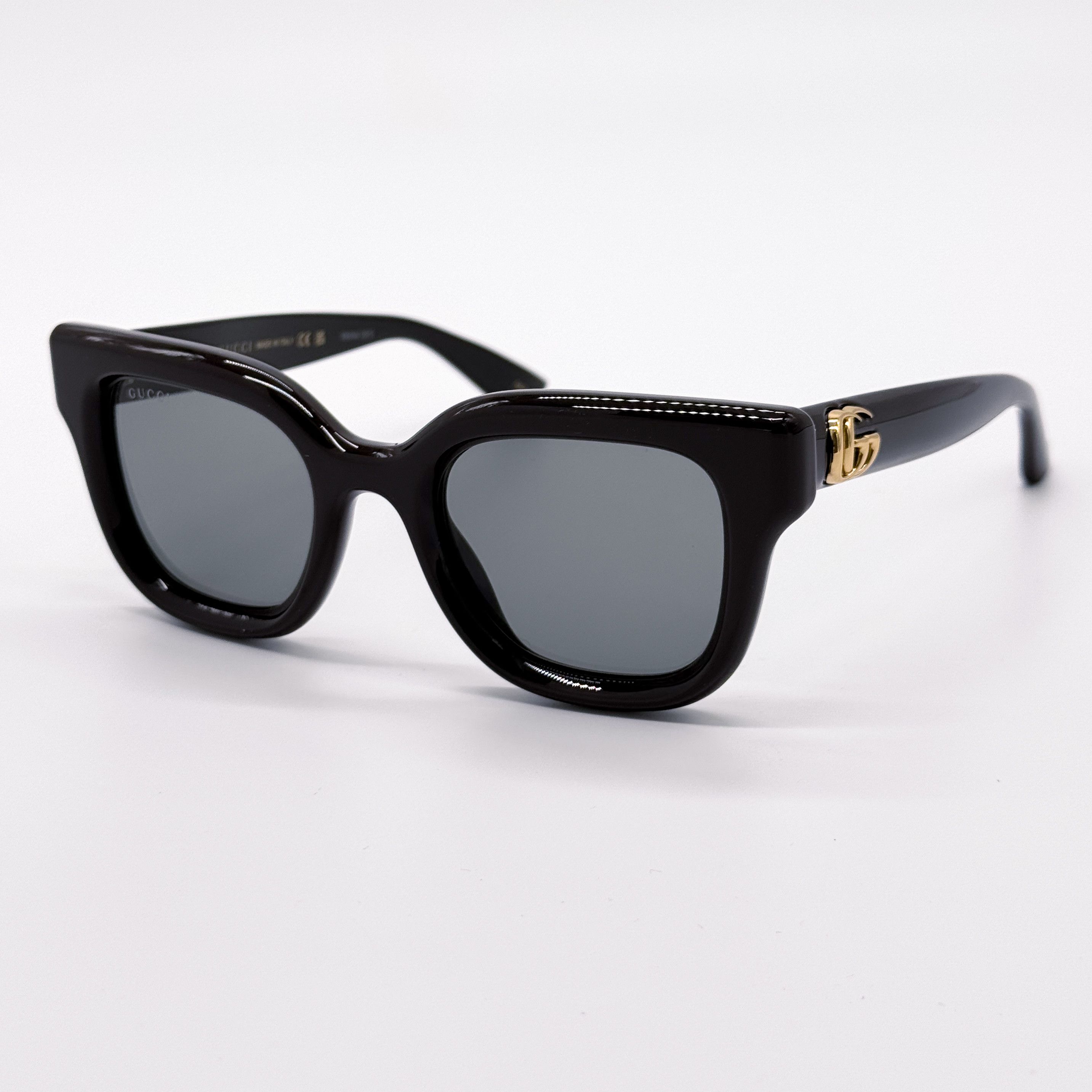 Gucci NEW GUCCI GG1828S 004 SHINY SOLID BROWN WOMEN SUNGLASSES Size ONE SIZE - 3 Thumbnail
