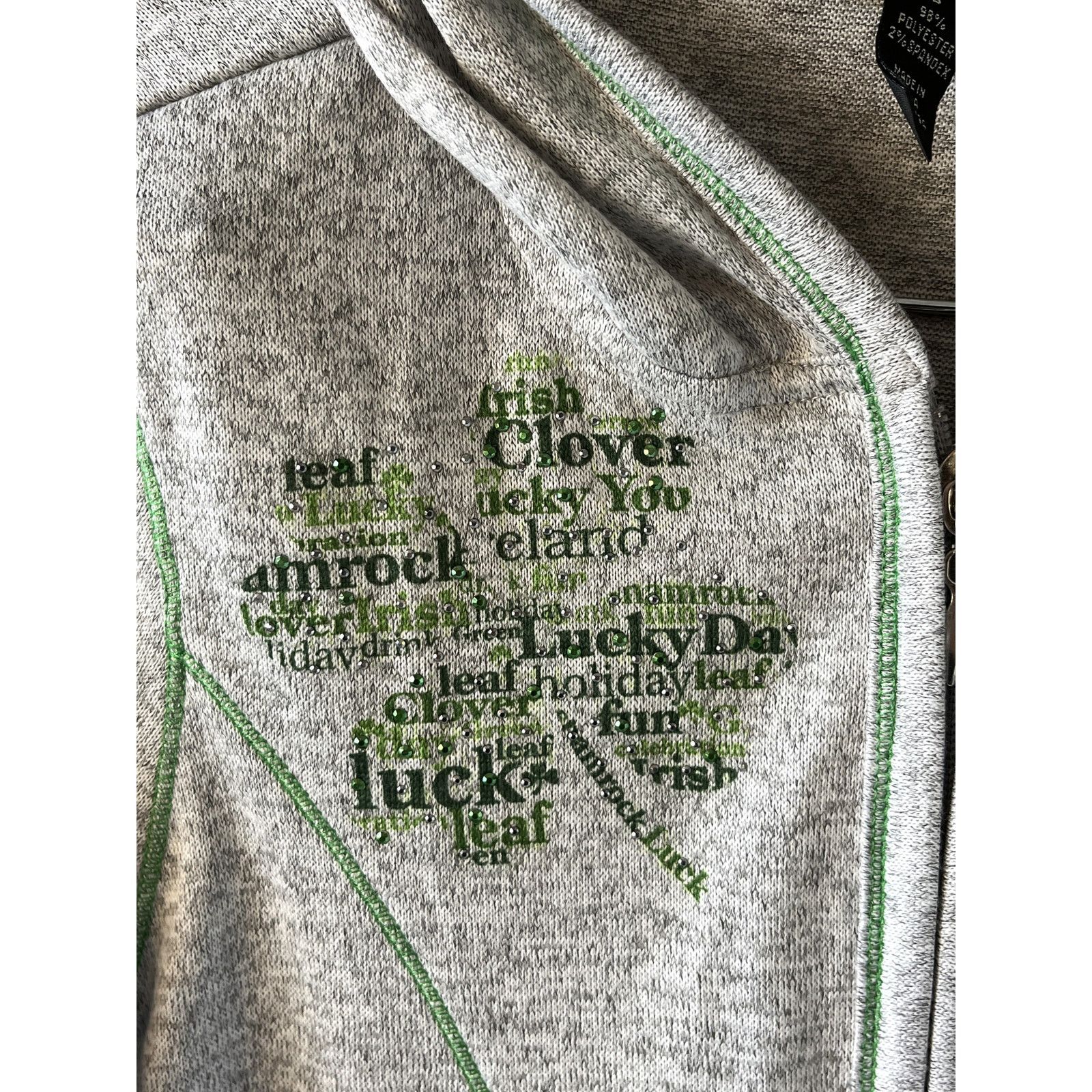 Other Style & Co St Patrick's Day Hoodie Size SM NWT Size S / US 4 / IT 40 - 4 Thumbnail