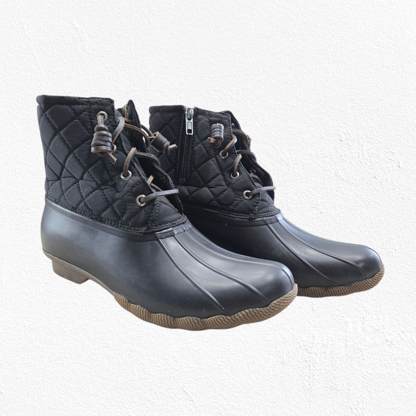 Sperry Sperry Quilted Duck Boots Black Size 9.5 Size US 9.5 / IT 39.5 - 8 Thumbnail