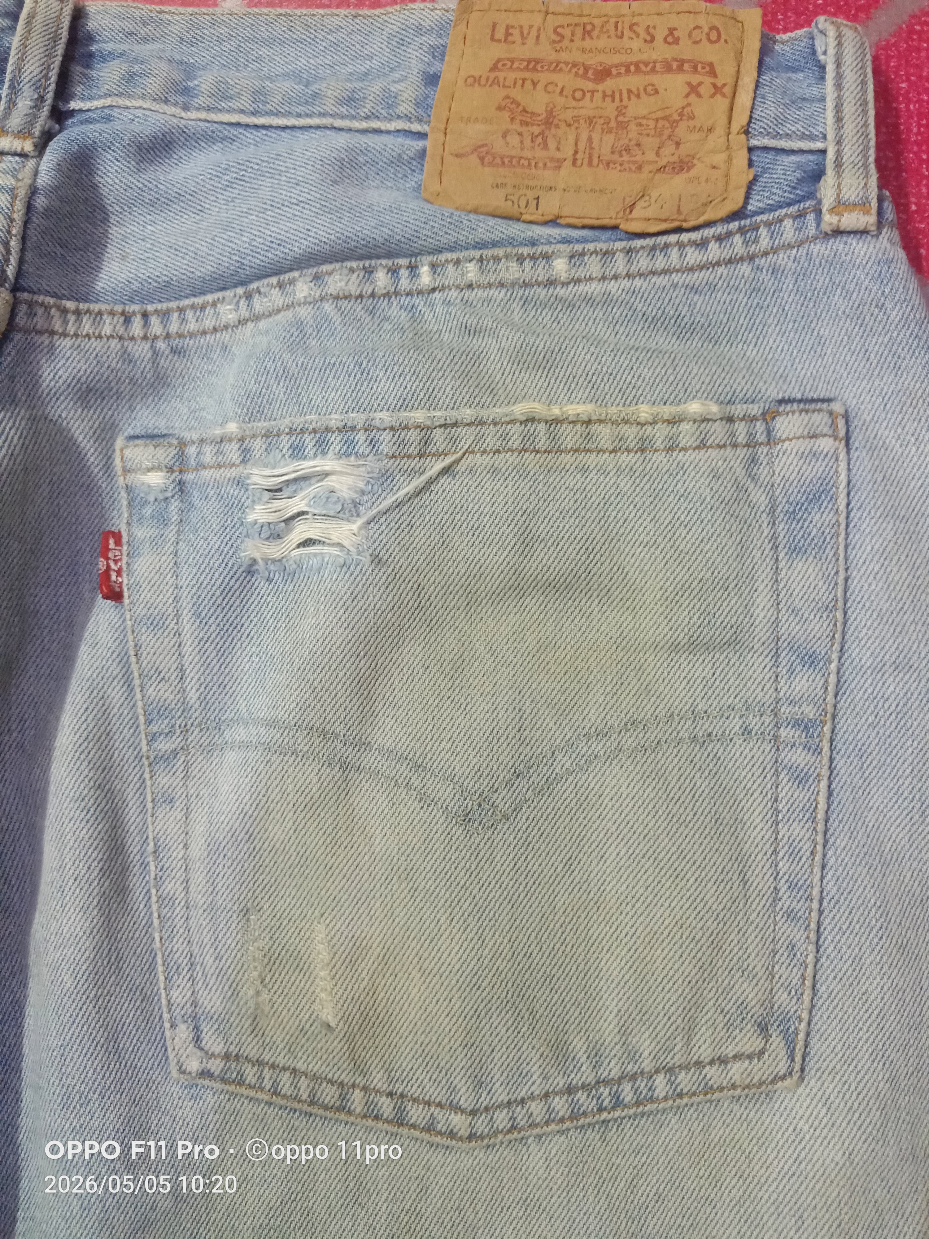 Levi's Vintage Clothing 💥Vintage Levi's 501 LVC Redselvedge Men 35x34 Size US 35 - 7 Thumbnail