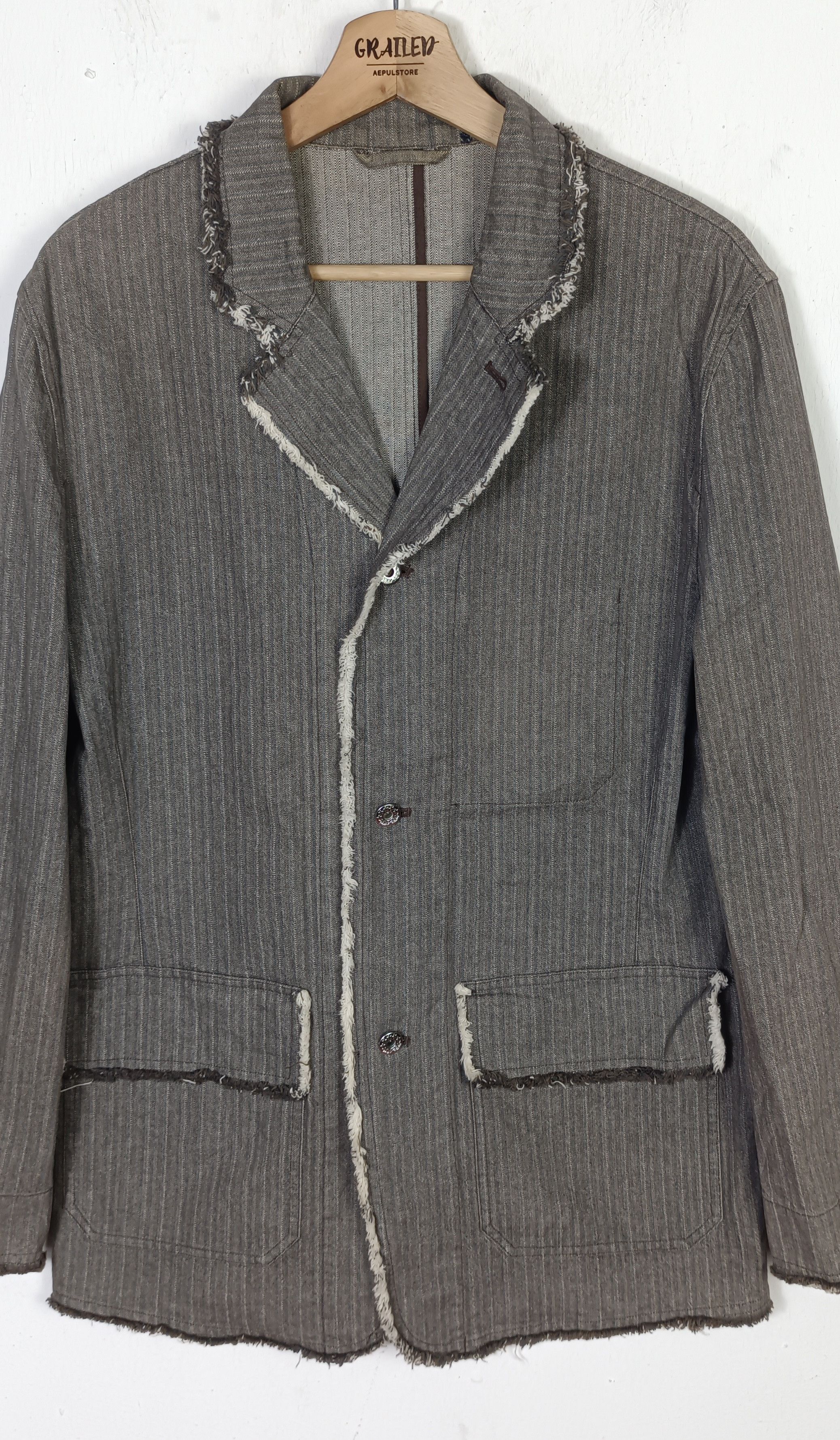 If Six Was Nine Drawn Work Stripe ifsixwasnine lgb style Men Jacket Size US M / EU 48-50 / 2 - 6 Thumbnail