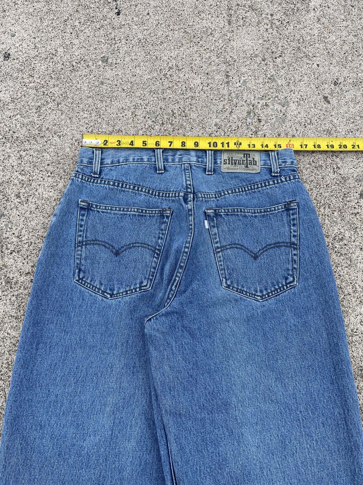 Levi's 90s Levis Silver Tab Pleated Denim Size US 32 / EU 48 - 9 Thumbnail