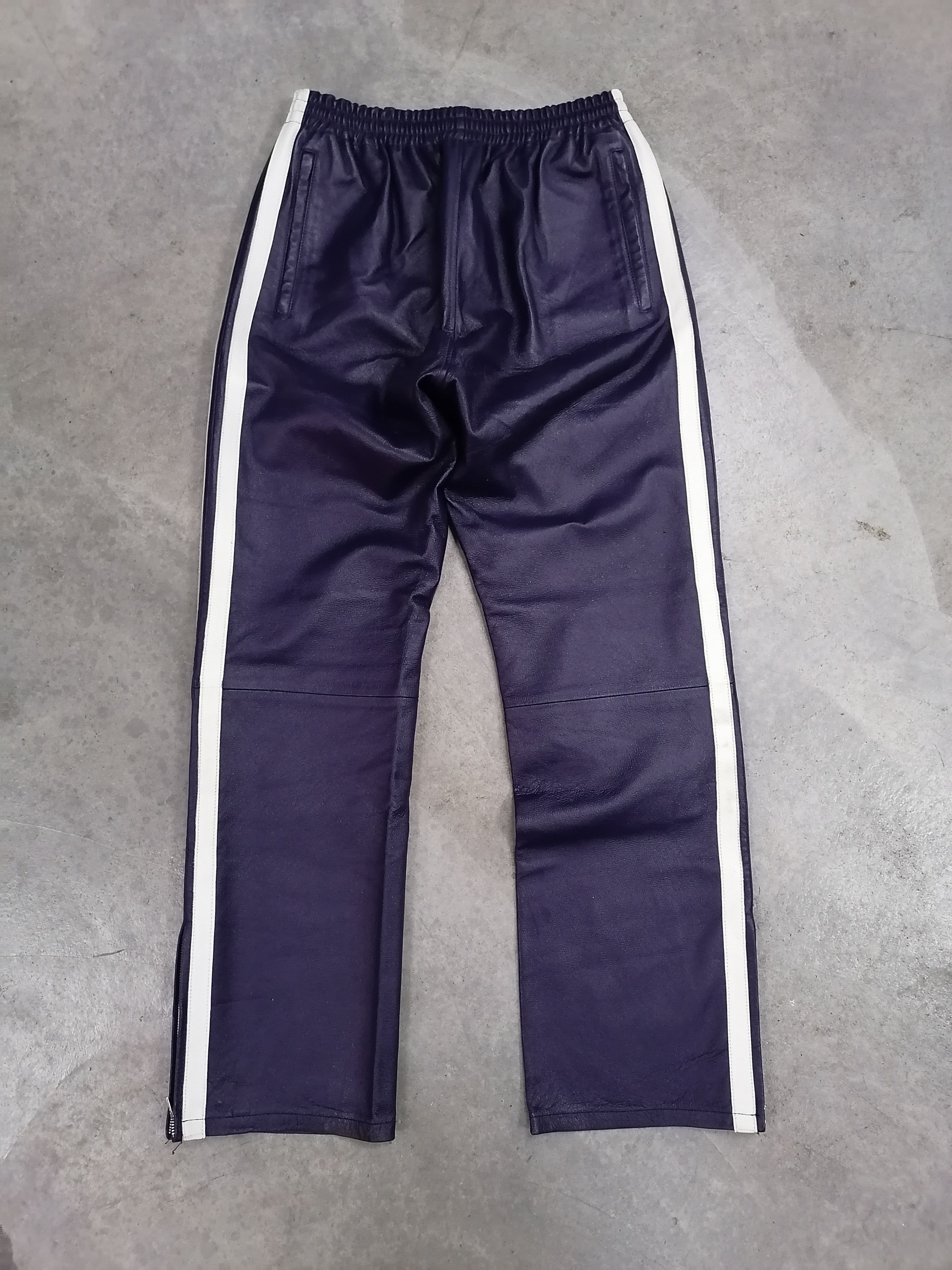 Japanese Brand × Leather Scarabei Side Line Ankle Zipper Leather Pants Size US 32 / EU 48 - 7 Thumbnail